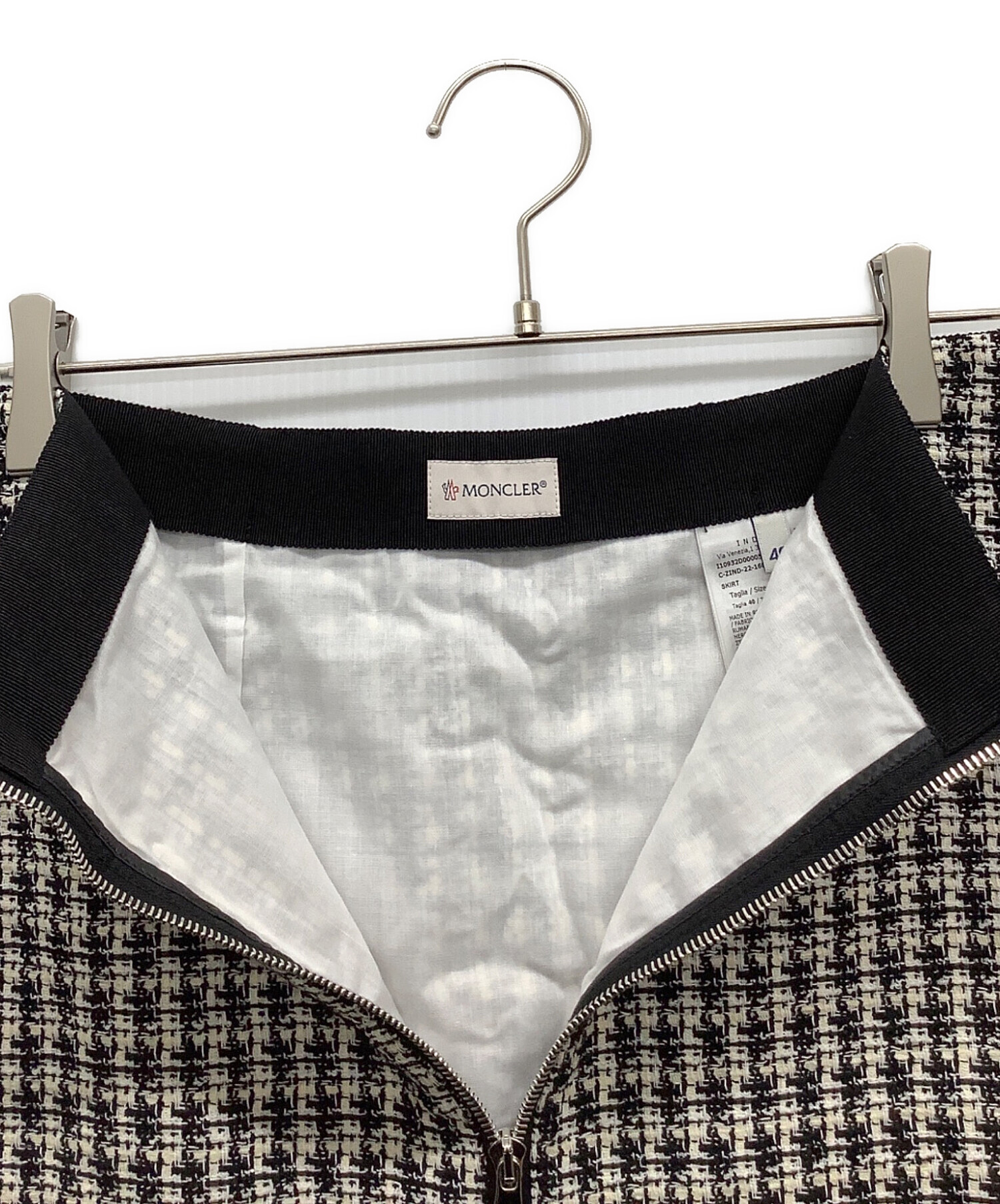 中古・古着通販】MONCLER (モンクレール) フロントジップ ツイード