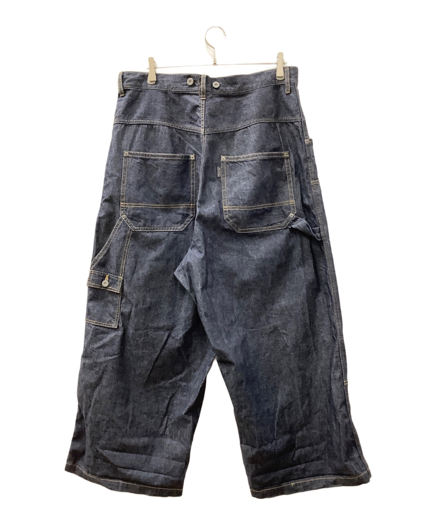 S'YTE デッキパンツ 中古・古着通販】s'yte (サイト) ダブルニーデニムパンツ インディゴ