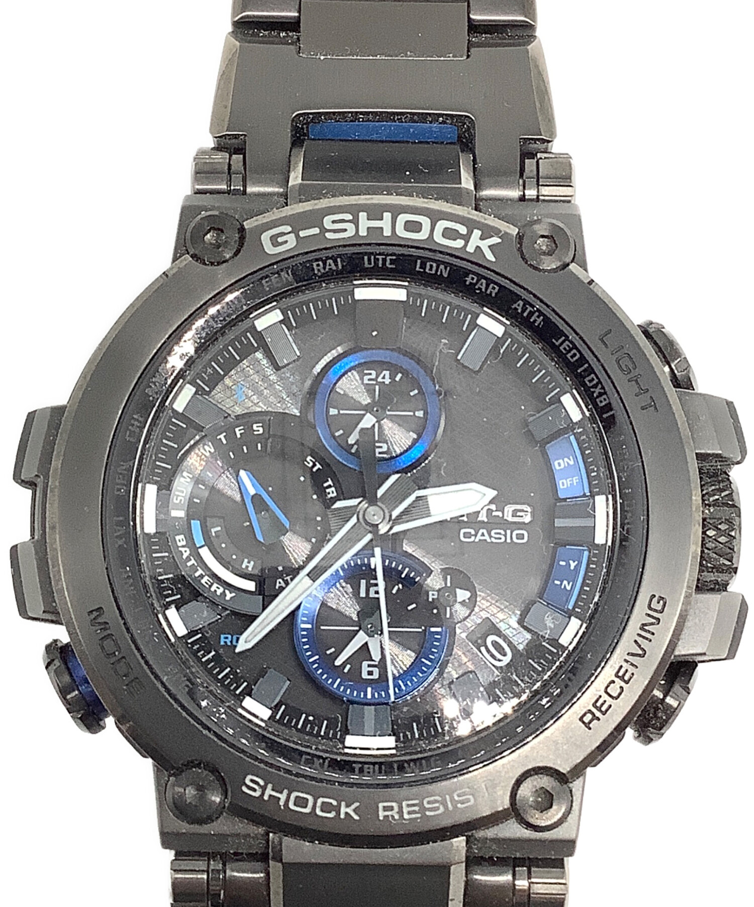 中古・古着通販】CASIO (カシオ) G-SHOCK ブラック×ブルー|ブランド 中古・古着通販】CASIO (カシオ) G-SHOCK ブラック×ブルー|ブランド