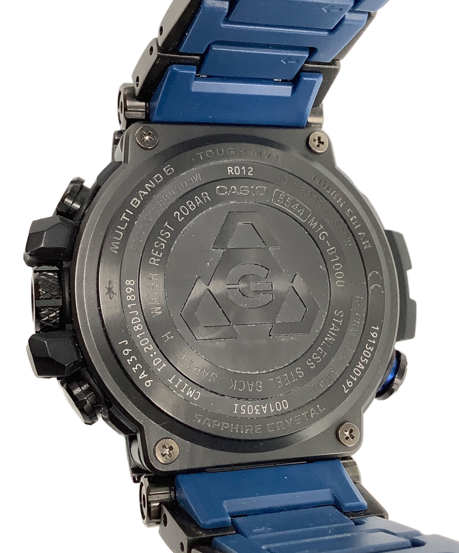 中古・古着通販】CASIO (カシオ) G-SHOCK ブラック×ブルー｜ブランド