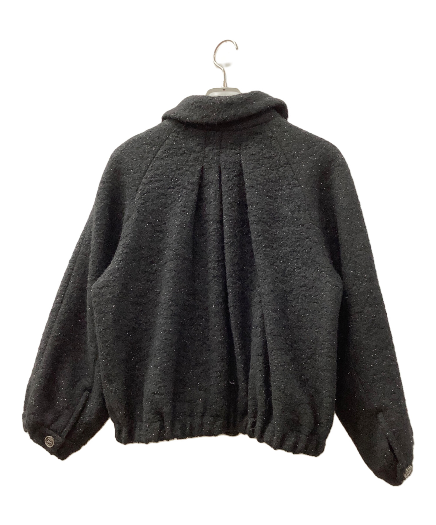 中古・古着通販】COEL (コエル) ラメツイードジャケット ブラック