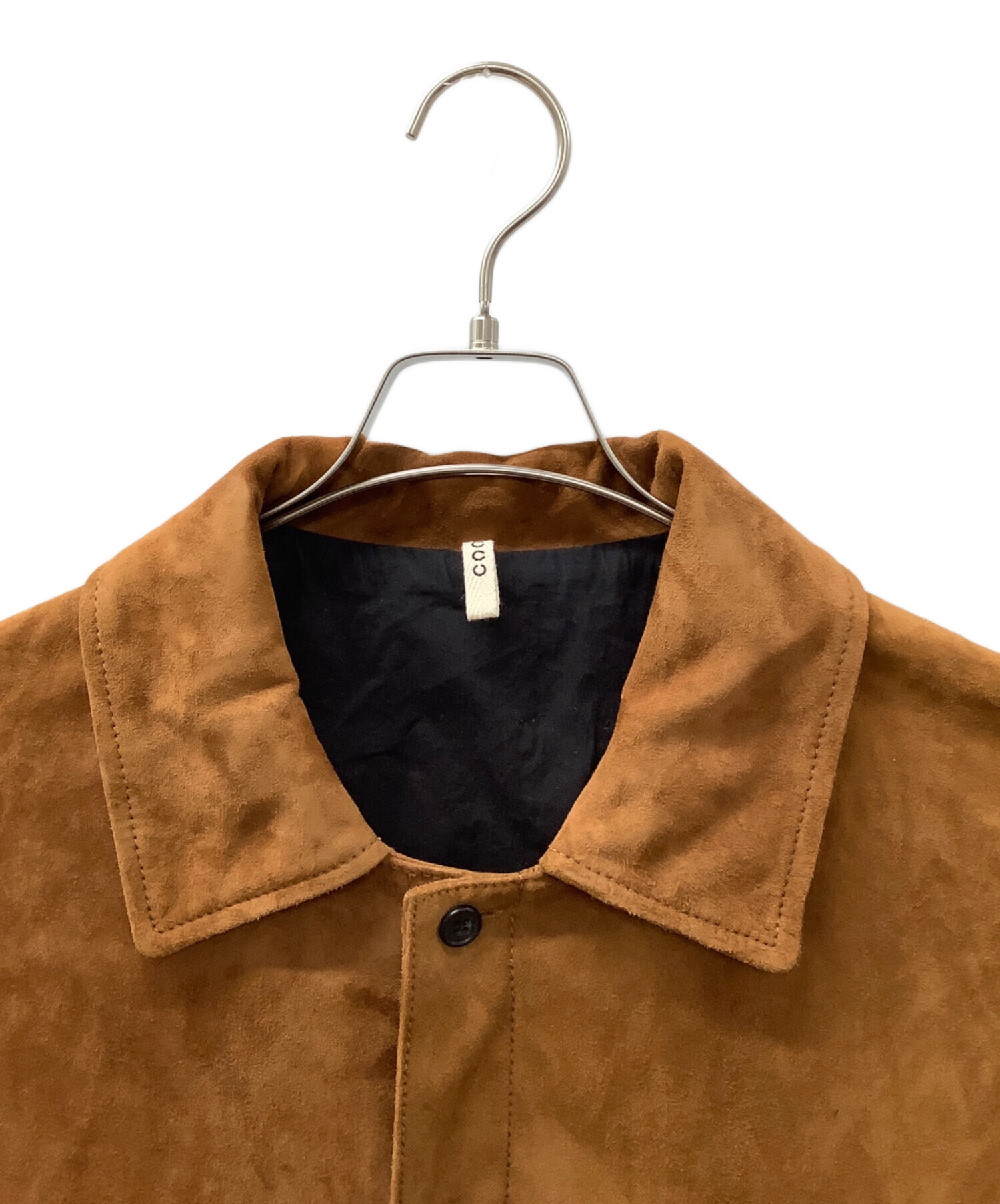 CCUスエードブルゾン ジャケット ブラウン 茶 中古・古着通販】CCU (シーシーユー) スウェードジャケット ブラウン