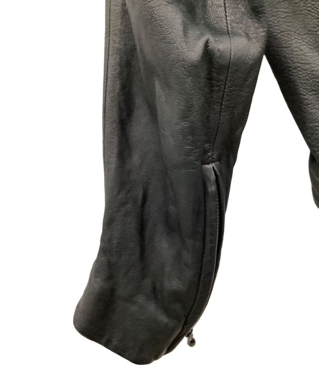 GW大幅値下げ　カズユキクマガイアタッチメント　アニリンカーフシングルライダース KAZUYUKI KUMAGAI ATTACHMENT カズユキクマガイ オイルカーフ