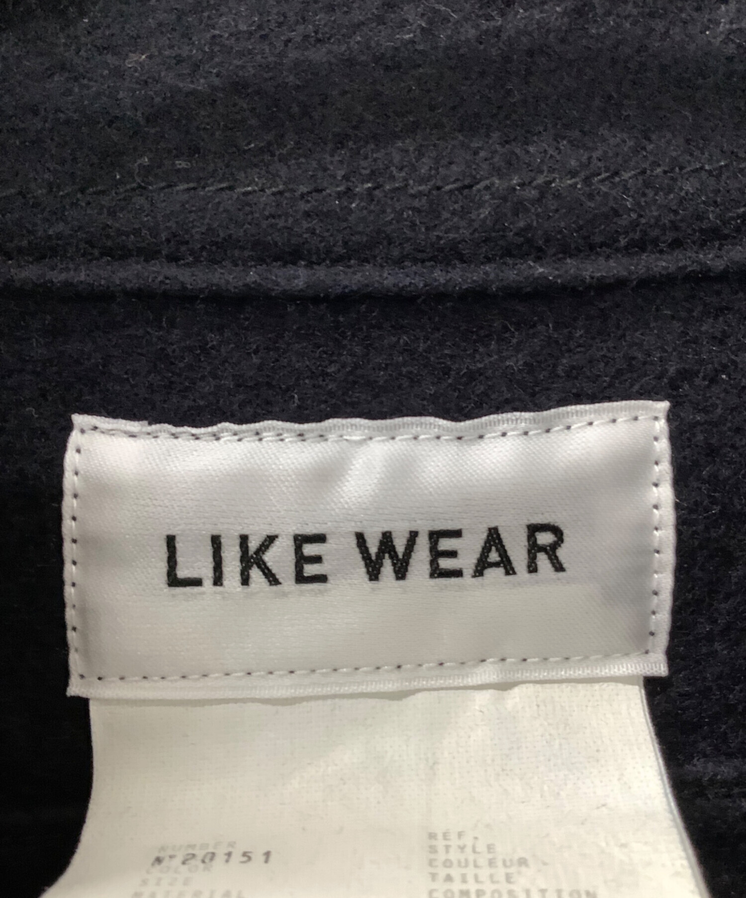 中古・古着通販】YAECA (ヤエカ) LIKE WEAR CPOシャツ ネイビー サイズ