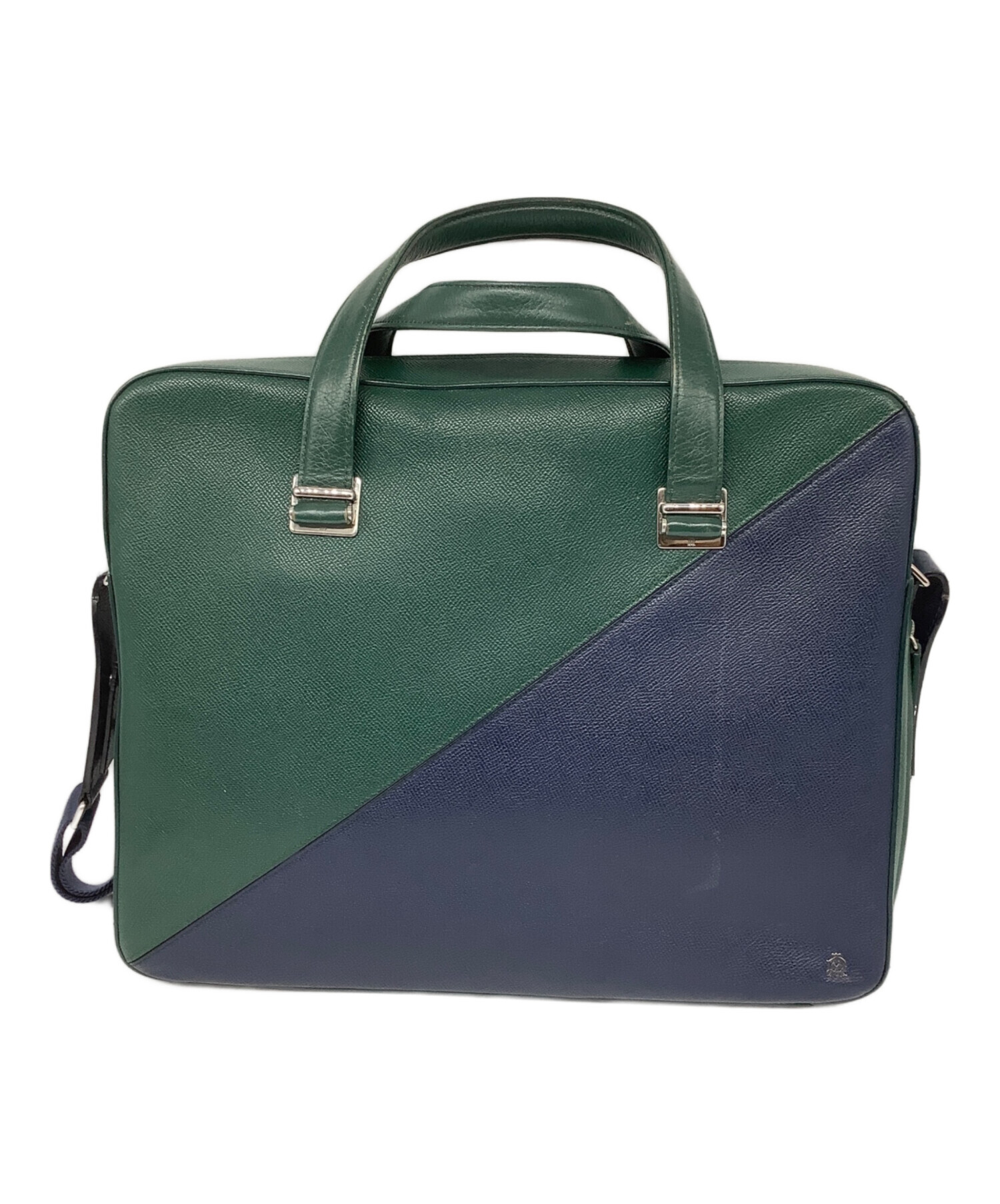 中古・古着通販】dunhill (ダンヒル) ブリーフケース グリーン 