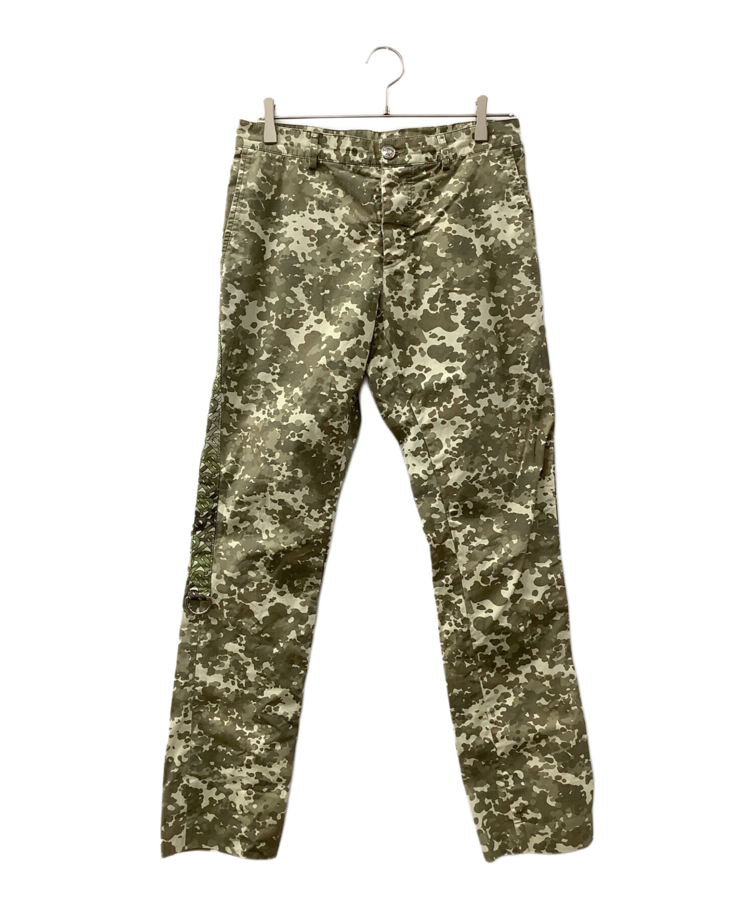 中古・古着通販】BURBERRY (バーバリー) TBサイドラインカモフラパンツ