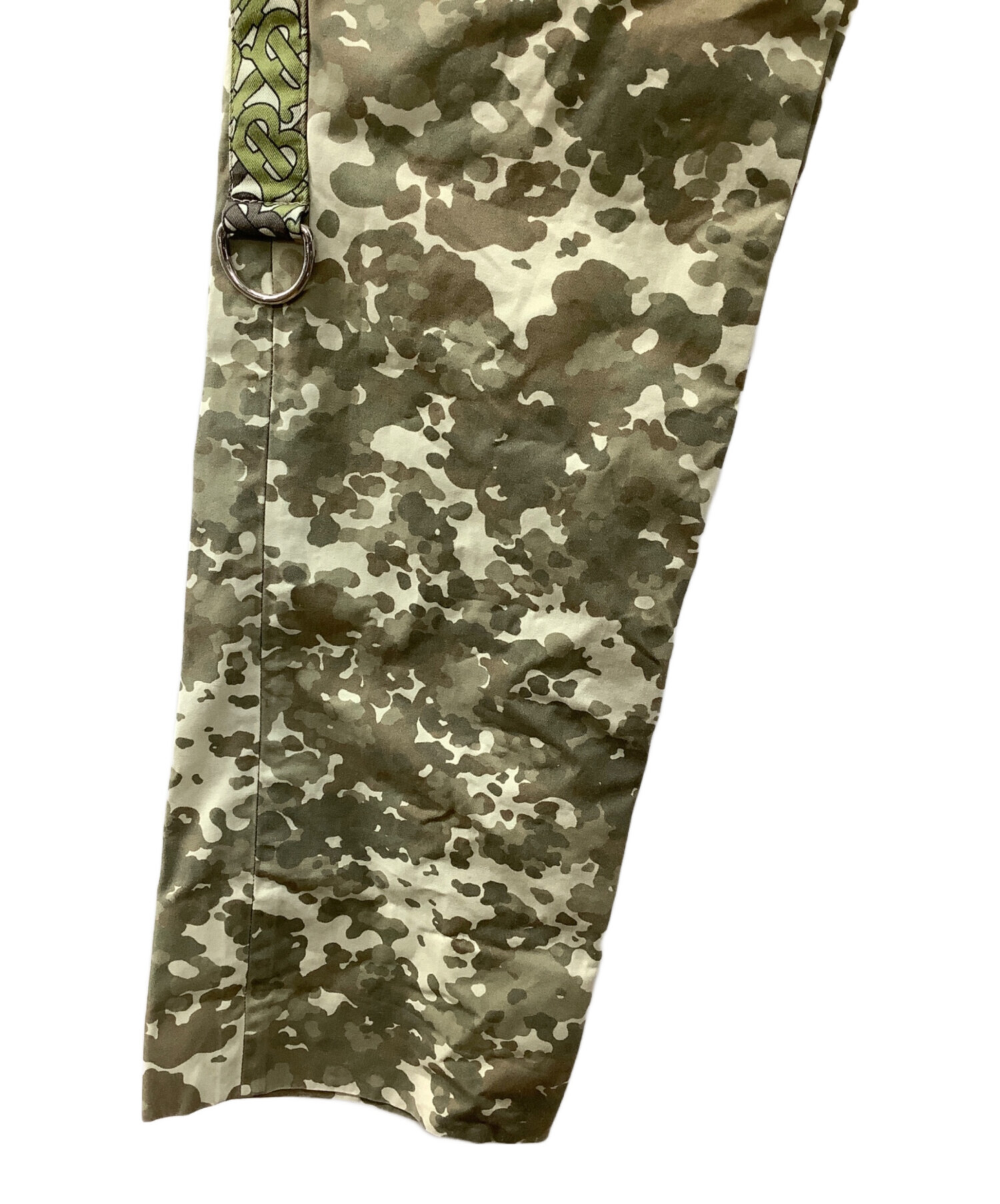 中古・古着通販】BURBERRY (バーバリー) TBサイドラインカモフラパンツ