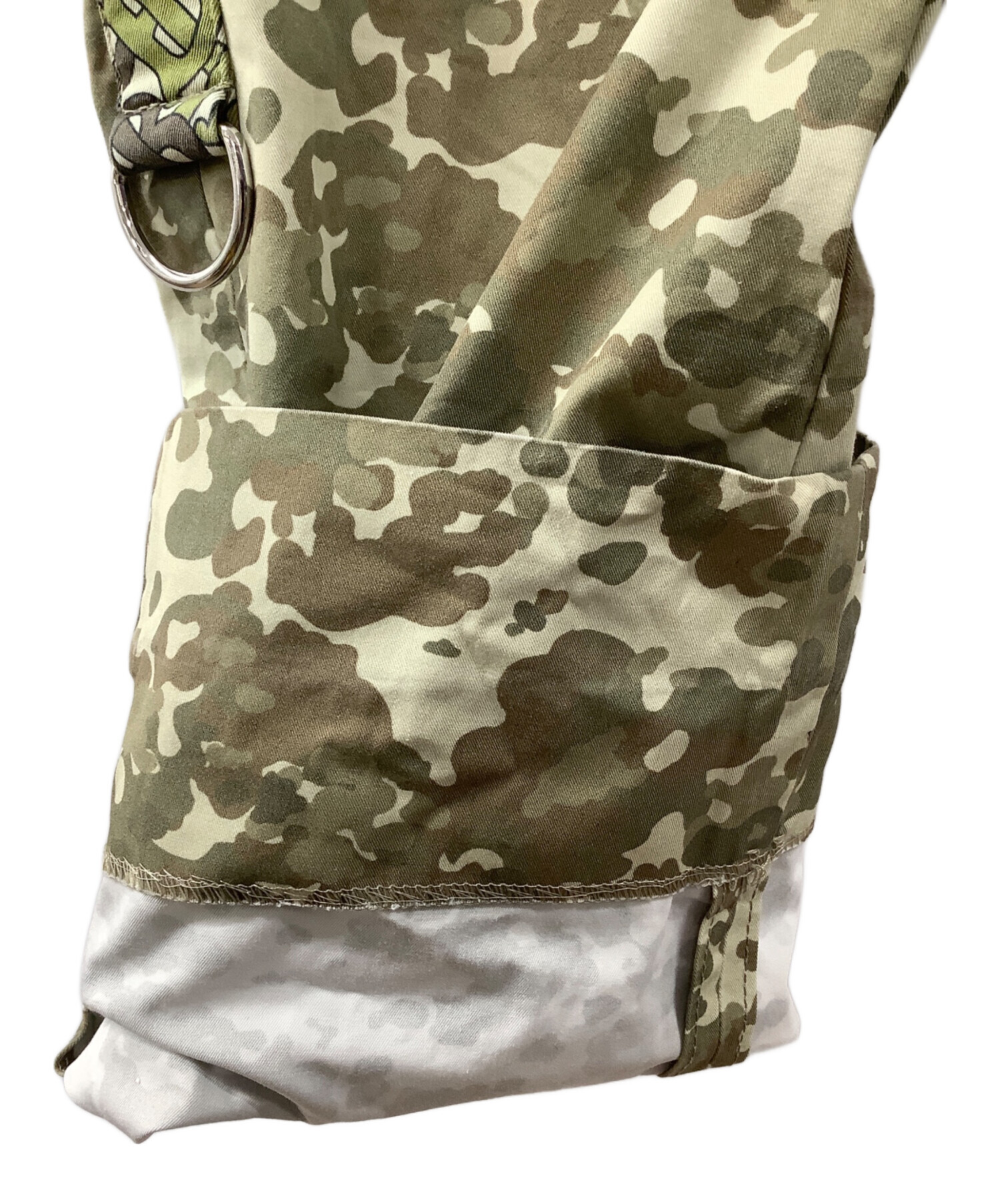 中古・古着通販】BURBERRY (バーバリー) TBサイドラインカモフラパンツ