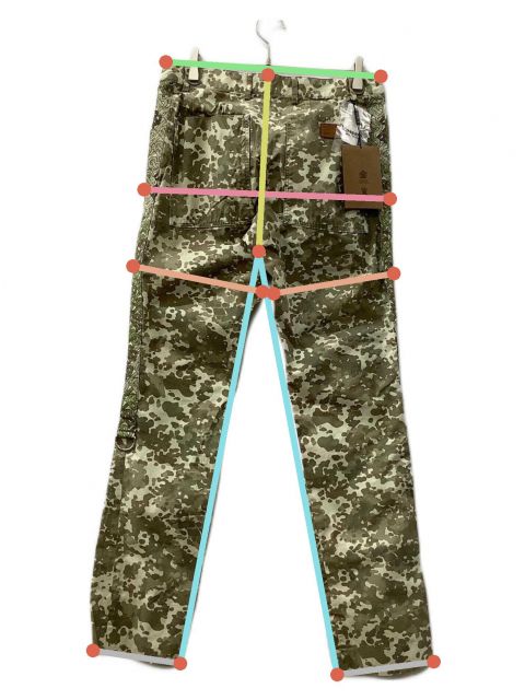 中古・古着通販】BURBERRY (バーバリー) TBサイドラインカモフラパンツ