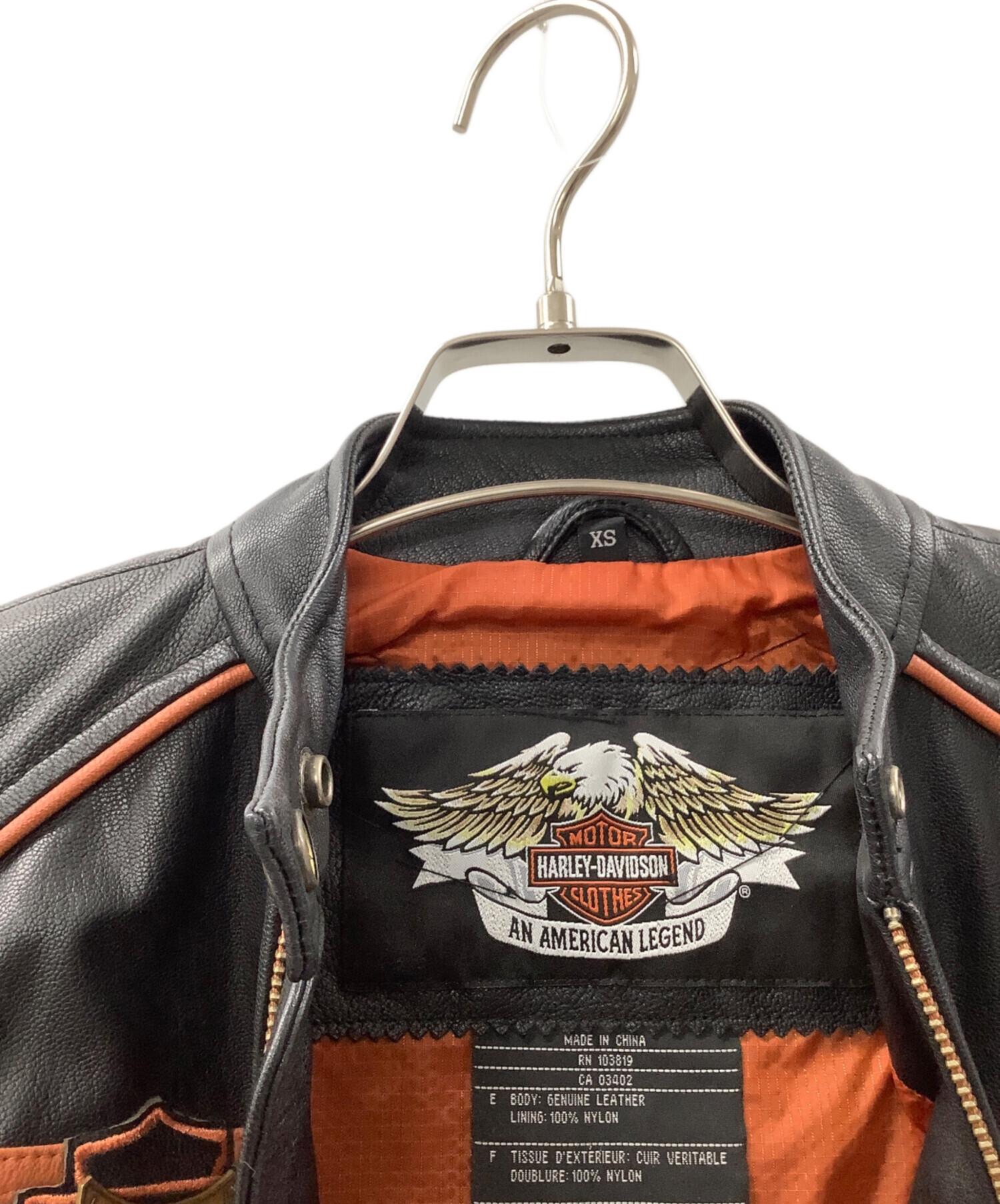 中古・古着通販】HARLEY-DAVIDSON (ハーレーダビッドソン) レザー