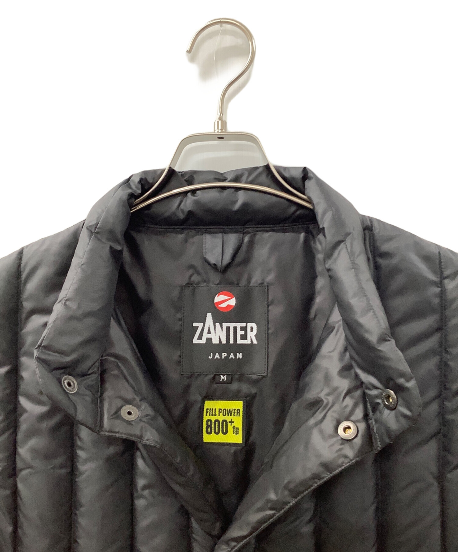 中古・古着通販】ZANTER (ザンター) ダウンベスト ブラック サイズ:M