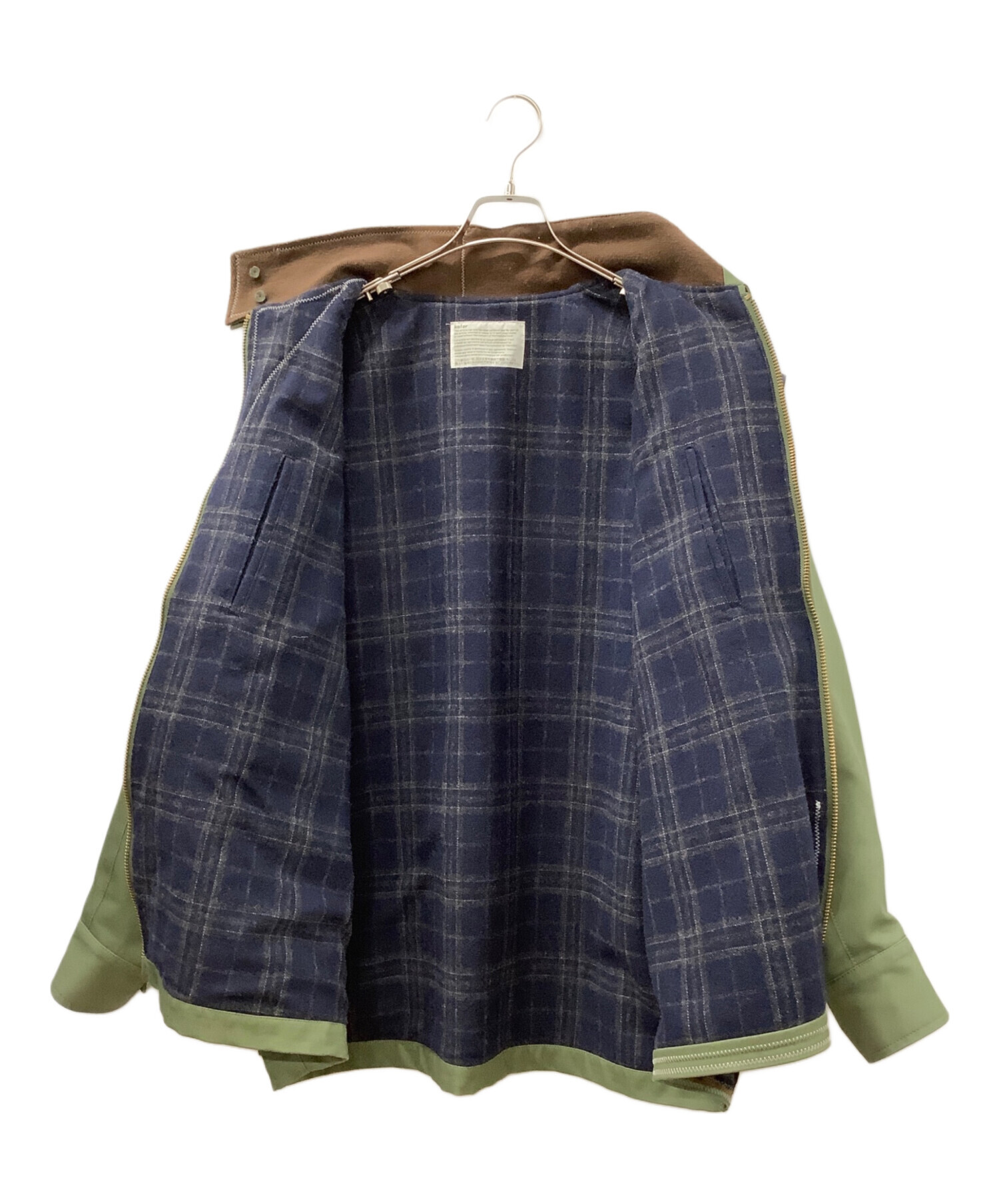 中古・古着通販】KOLOR (カラー) コーティングフランネルブルゾン