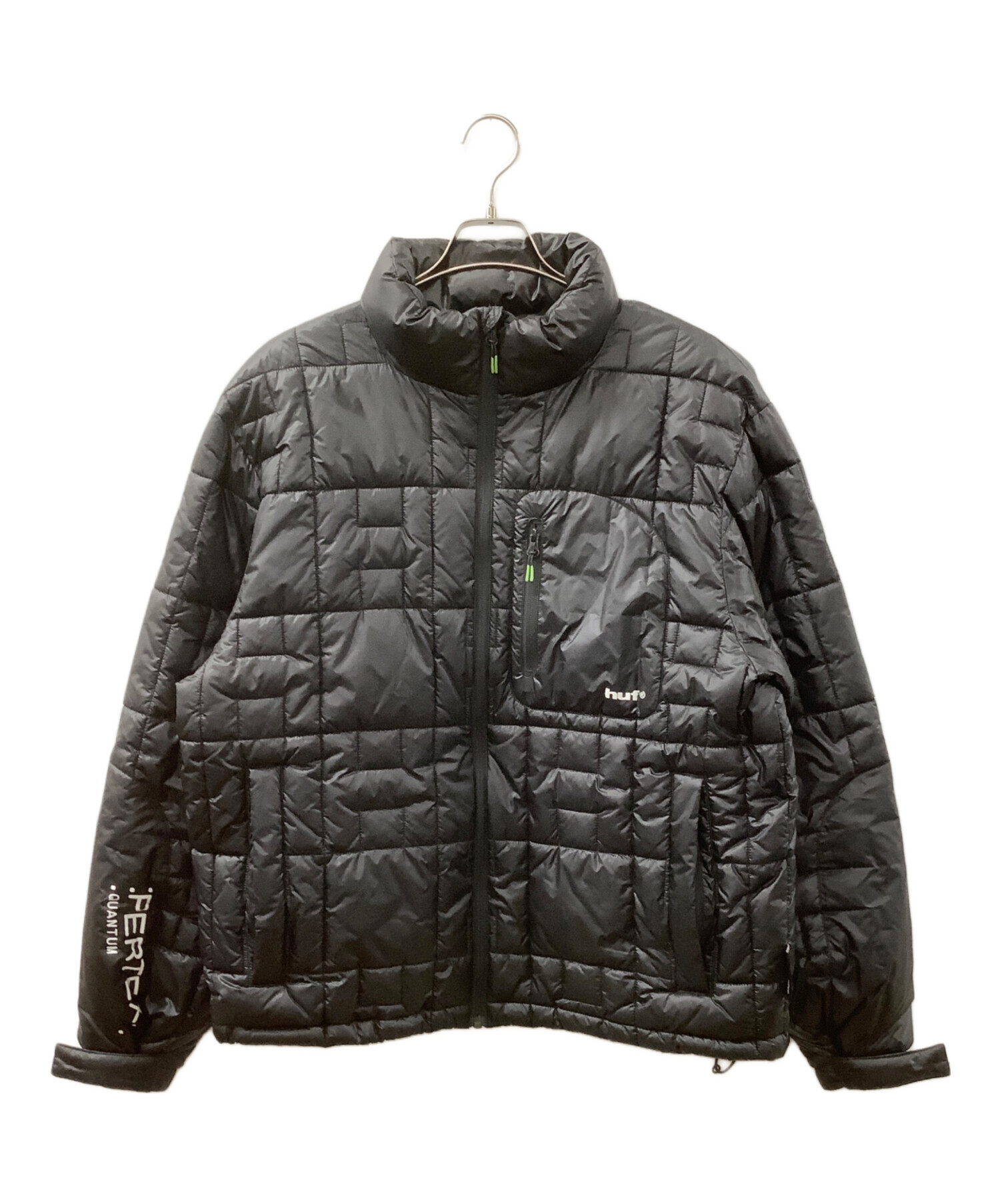 中古・古着通販】HUF (ハフ) PUFFER JACKET ブラック サイズ:SIZE L 