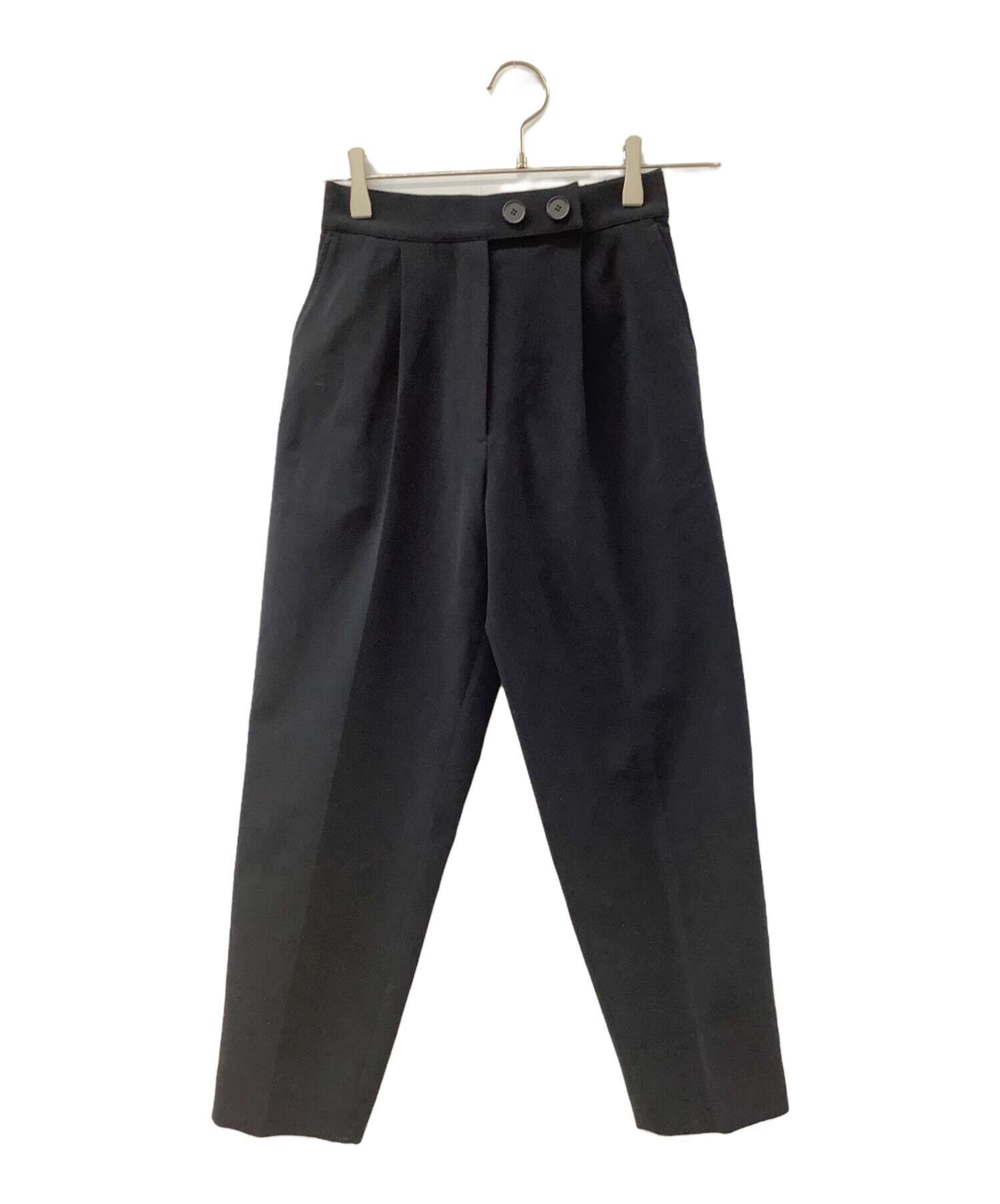 ELLIE ジョーゼット パンツ【navy】 ELLIE】ジョーゼットフレアパンツ