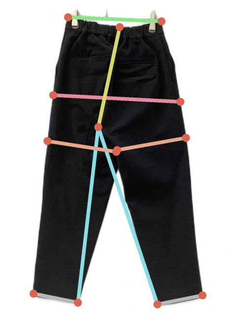 中古・古着通販】ELLIE (エリー) ジョーゼットフレアパンツ ネイビー