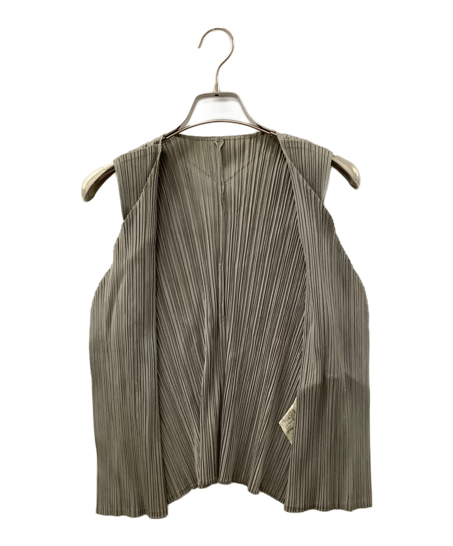 【美品】SIZE3 プリーツプリーズ フード ベスト 中古・古着通販】PLEATS PLEASE (プリーツプリーズ) プリーツベスト