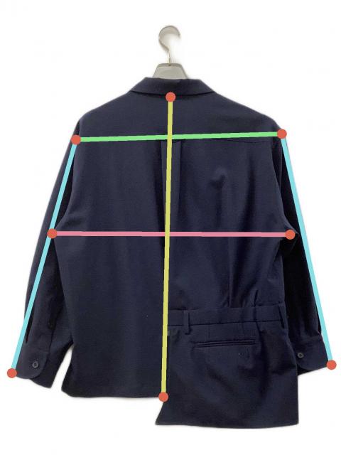 中古・古着通販】KOLOR (カラー) アシンメトリーシャツジャケット