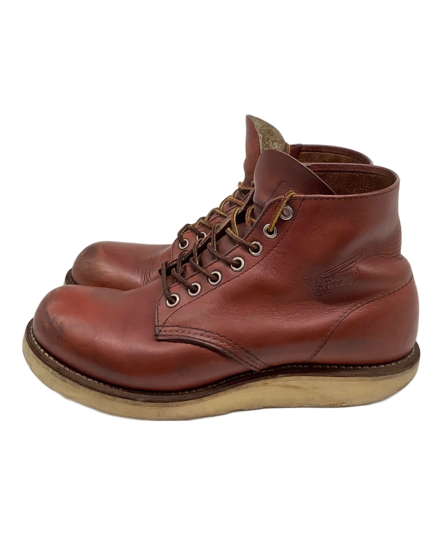 REDWING レッドウィング ブーツ -(25cm位) 赤系 【古着】【中古】 中古・古着通販】RED WING (レッドウィング) 6-inch Classic Round