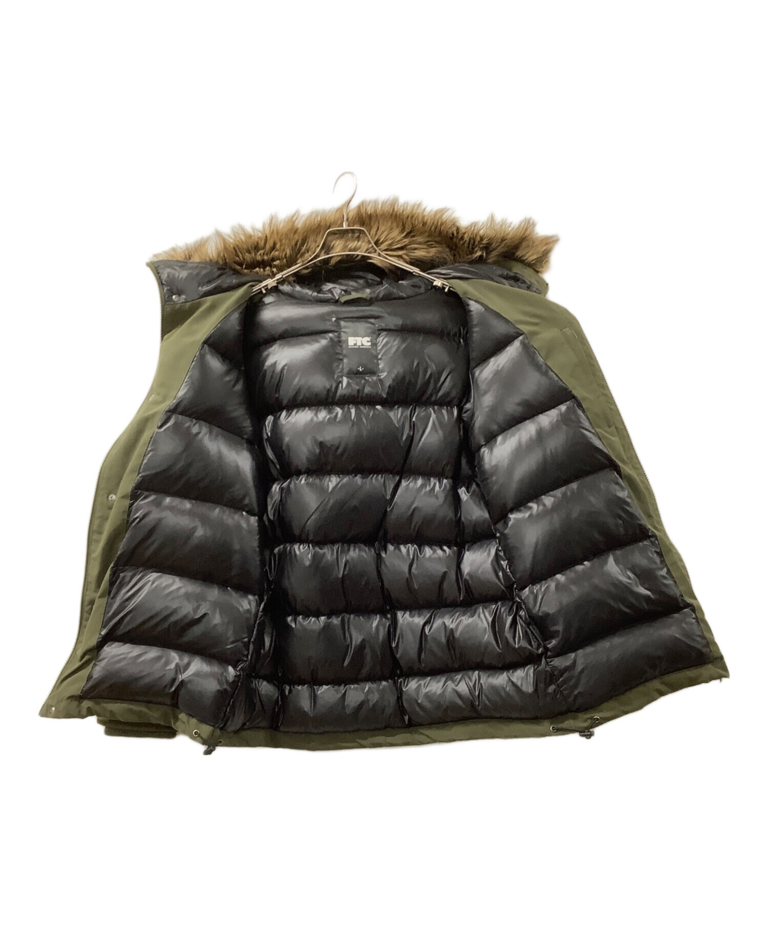 中古・古着通販】FTC (エフティーシー) ダウンジャケット オリーブ