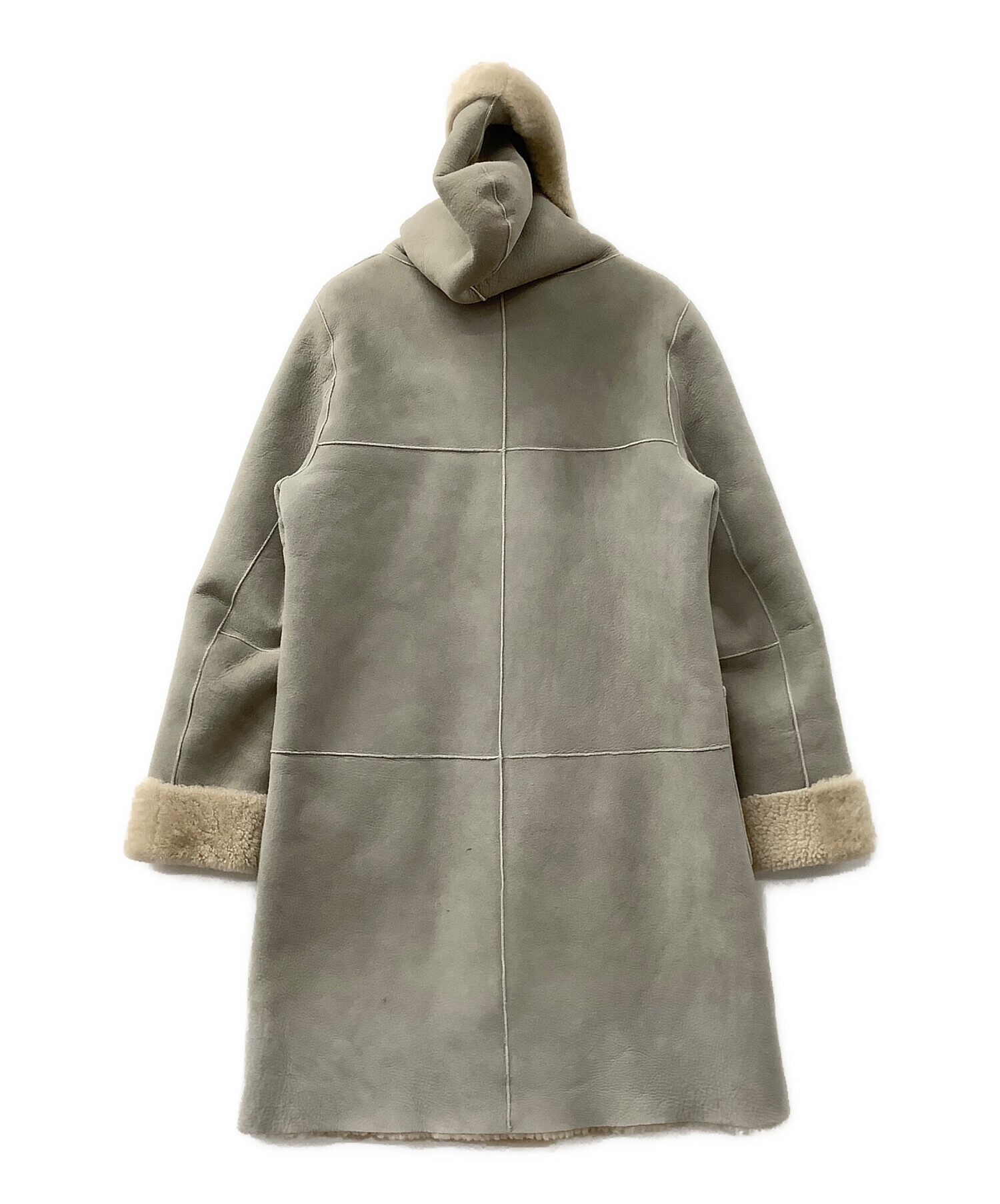 デッドストック品 メンズ リアルムートンコート くるみボタン タグ付き LL 灰 中古・古着通販】FREAK'S STORE (フリークスストア) リアルムートン