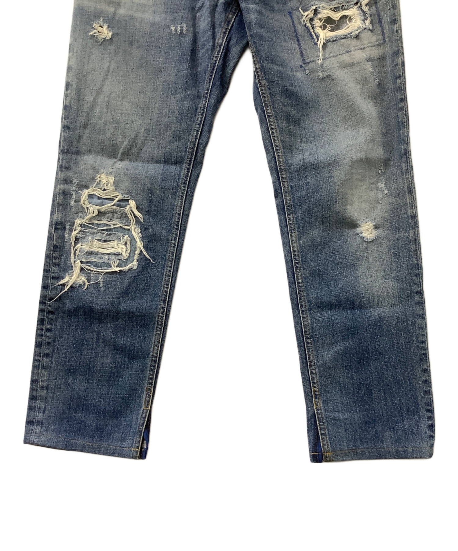 DOLCE&GABBANA ダメージデニムパンツ 48 中古・古着通販】DOLCE & GABBANA (ドルチェ＆ガッバーナ) ダメージ