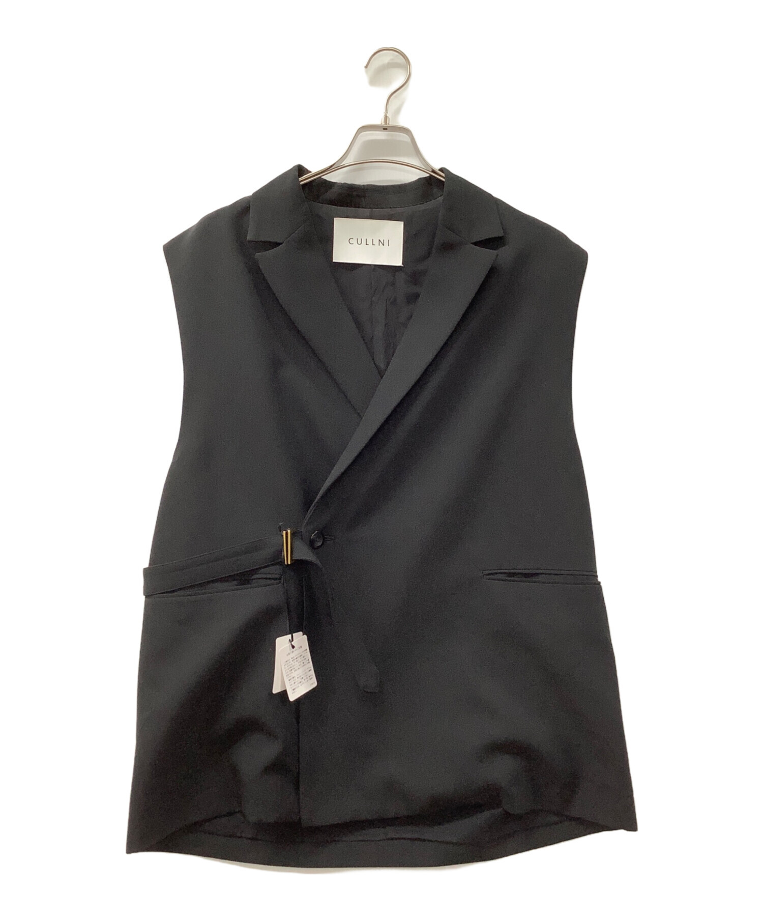 中古・古着通販】CULLNI (クルニ) Sleeveless Tie Locken Jacket 