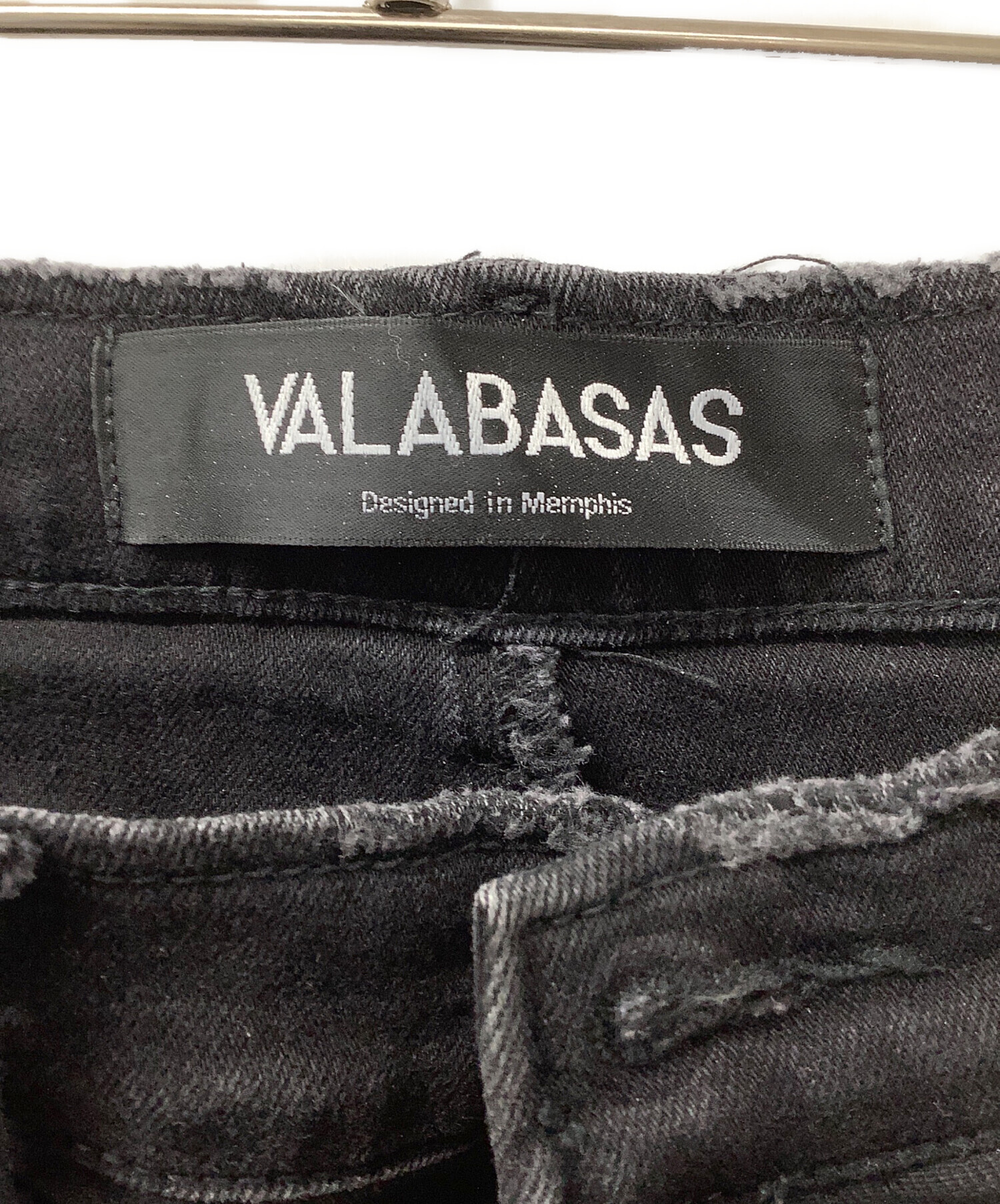 中古・古着通販】VALABASAS (バラバサス) 切替しフレアデニムパンツ
