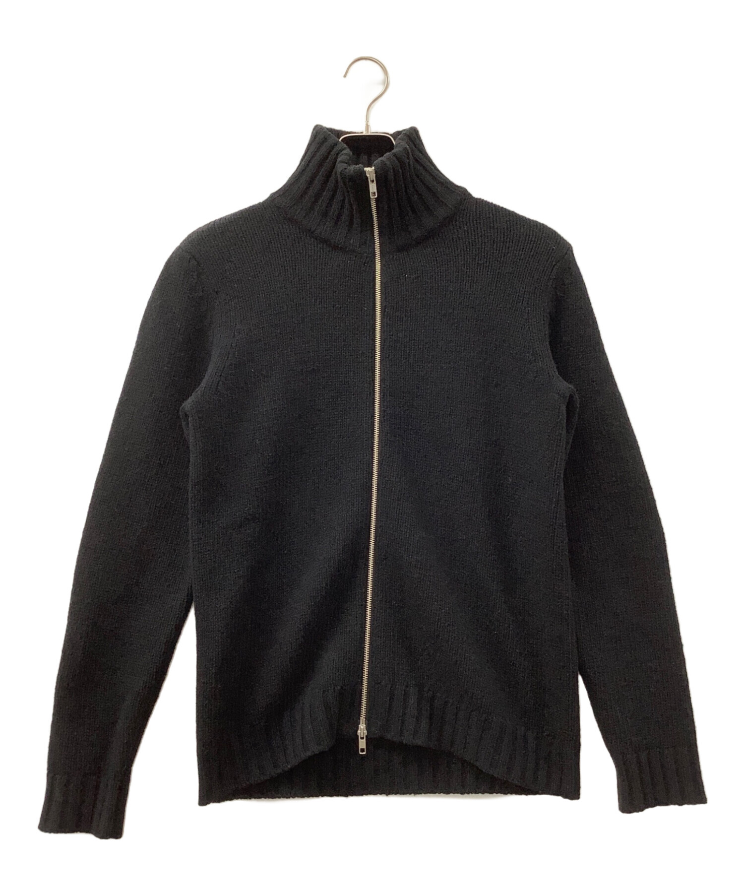 中古・古着通販】kaiko (カイコー) SHRINK ZIP CARDIGAN ブラック 
