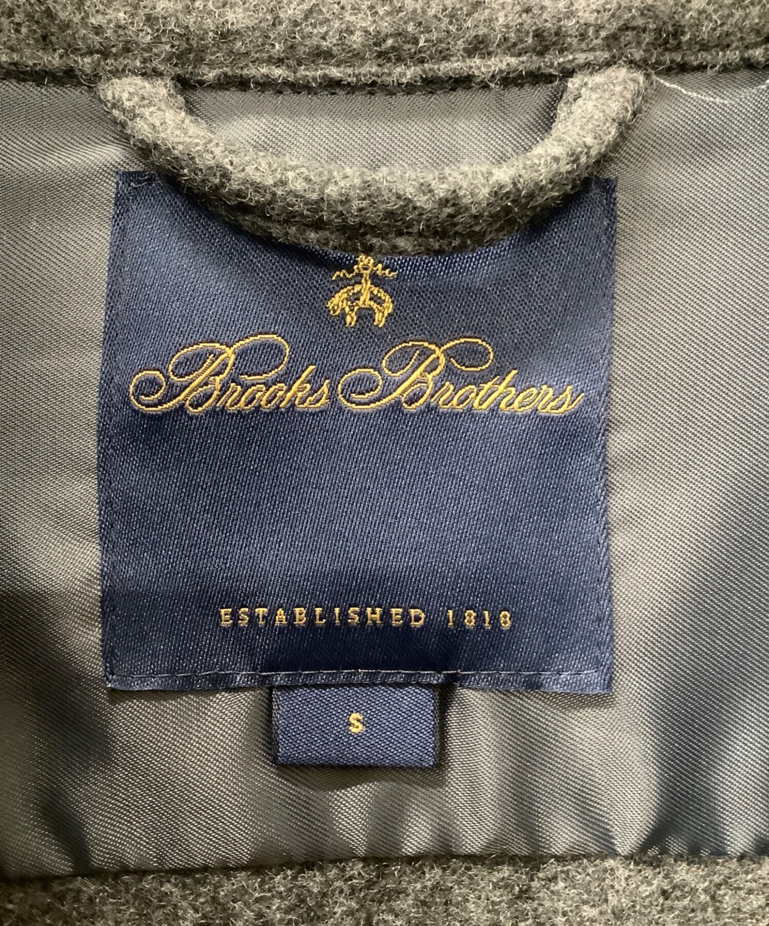 ブルックスブラザーズ　1818 メルトン ウールコート ジャケット Lサイズ 中古・古着通販】BROOKS BROTHERS (ブルックスブラザーズ) ウール