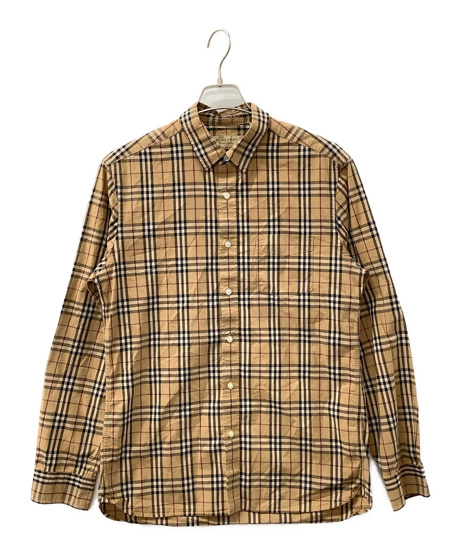 中古・古着通販】BURBERRY (バーバリー) シャツ ベージュ サイズ:L 