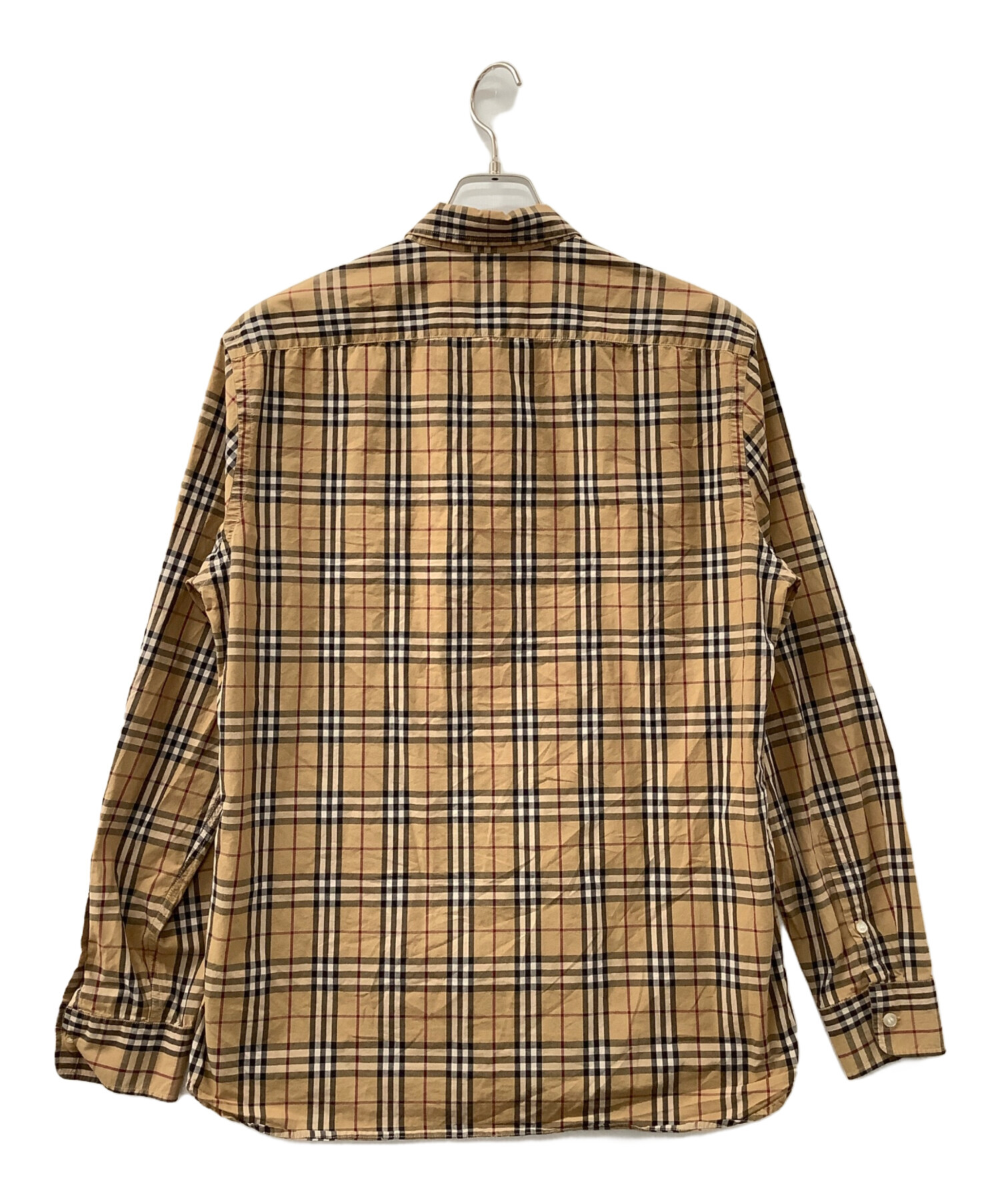 中古・古着通販】BURBERRY (バーバリー) シャツ ベージュ サイズ:L 