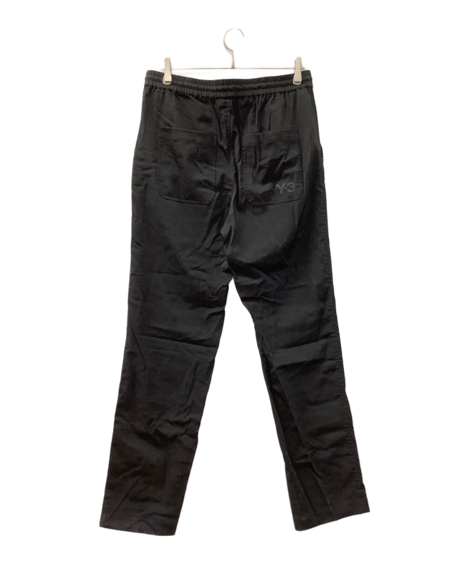 中古・古着通販】Y-3 (ワイスリー) WOOL SATIN STRAIGHT LEG JOGGERS 