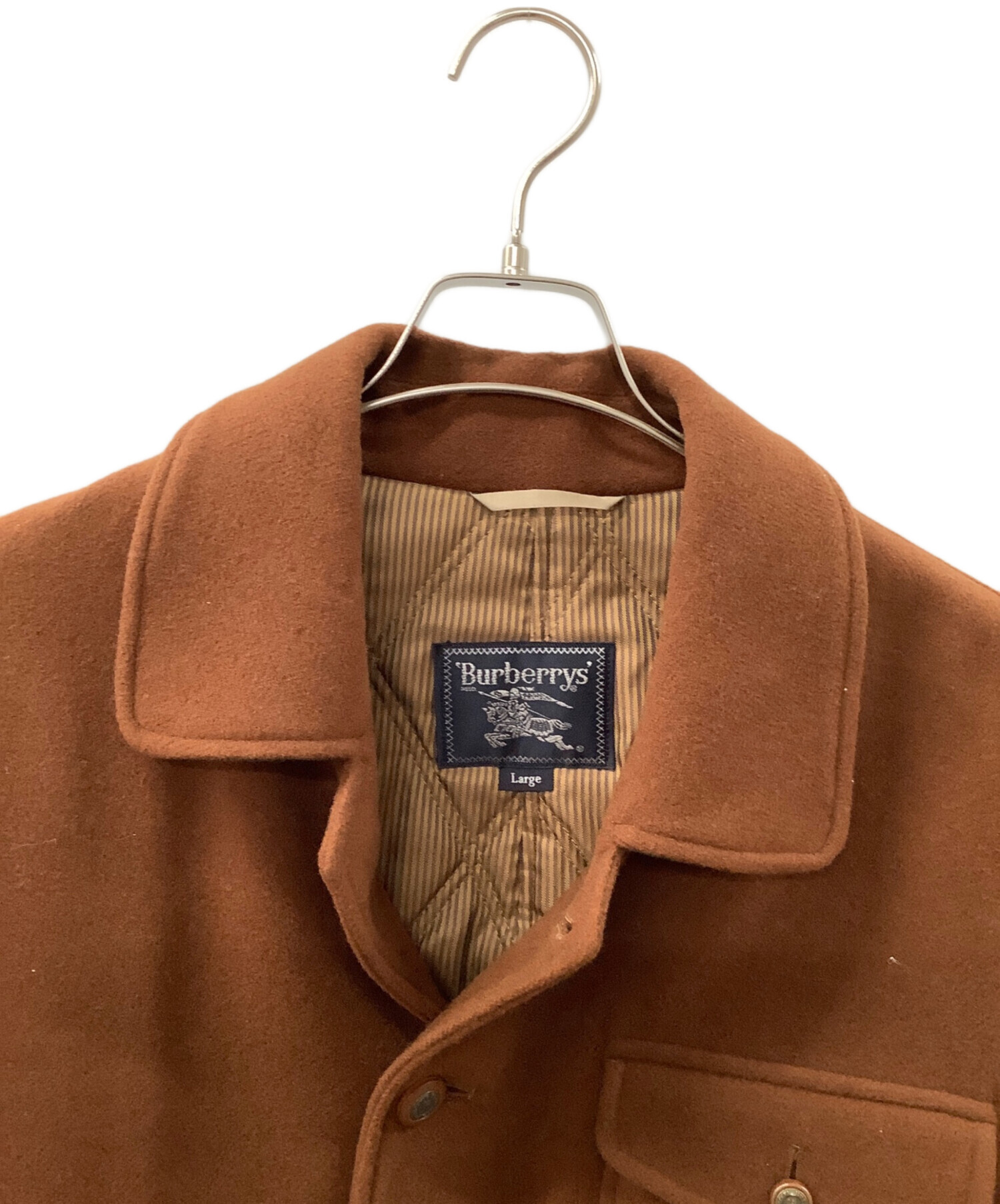 Burerrys バーバリーズ　ウールコート　ブラウン　サイズ40 中古・古着通販】Burberry's (バーバリーズ) ウールコート ブラウン