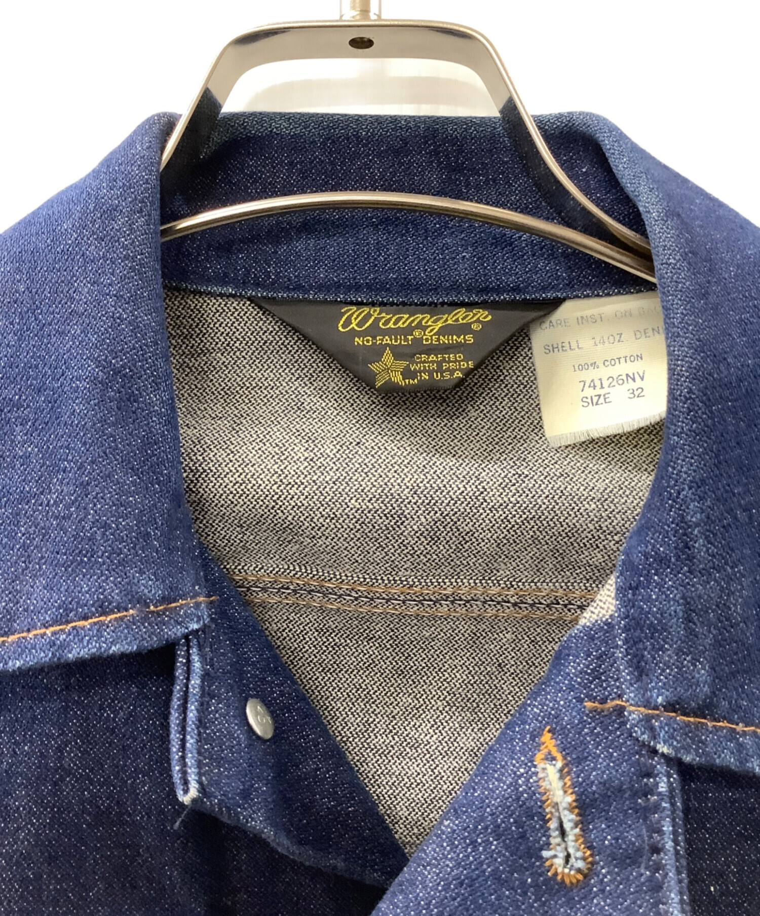 中古・古着通販】Wrangler (ラングラー) 80'デニムジャケット
