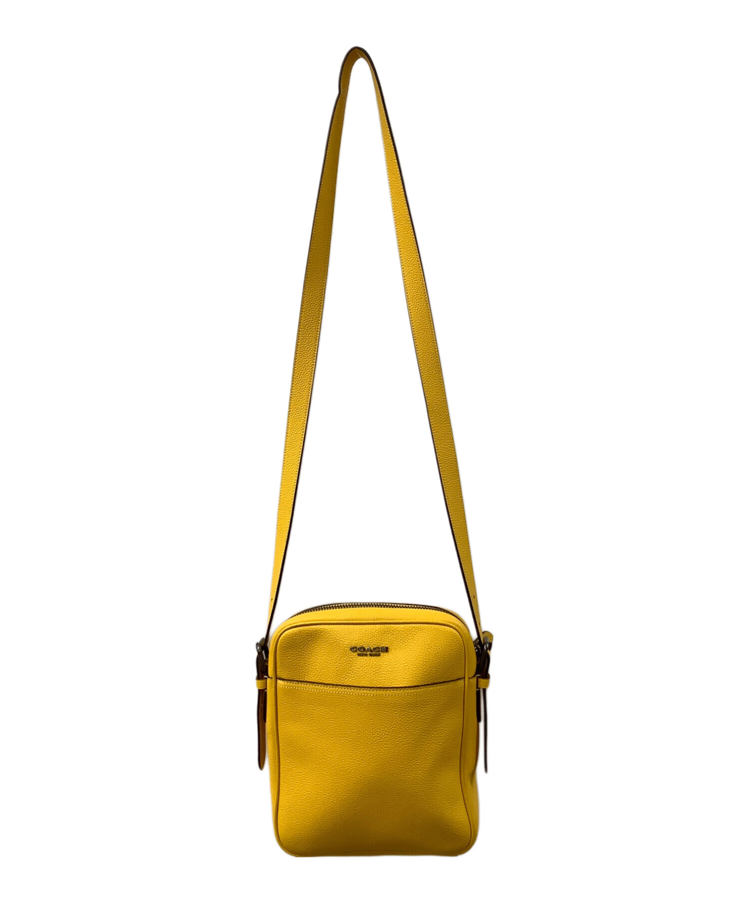 中古・古着通販】COACH (コーチ) ハドソン クロスボディ 21 イエロー 