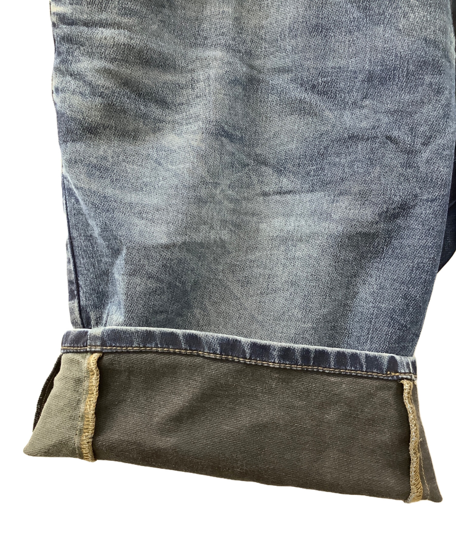 中古・古着通販】DIESEL (ディーゼル) ハーフデニムパンツ インディゴ