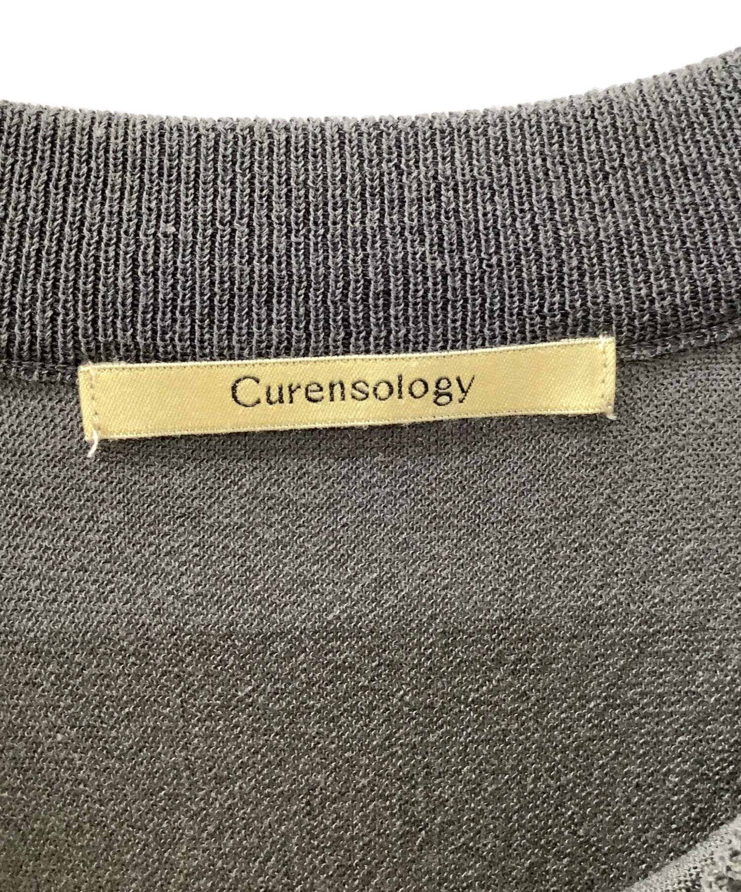 Curensology ニットフレアトップス美品 Curensology｜ニットフレアトップス | Rakuten Fashion(楽天