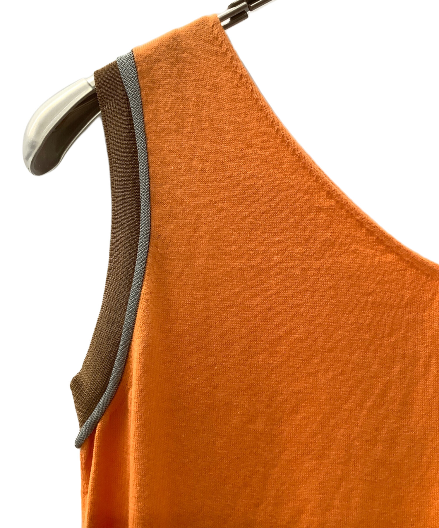 中古・古着通販】MARNI (マルニ) タンクトップ オレンジ サイズ:40  