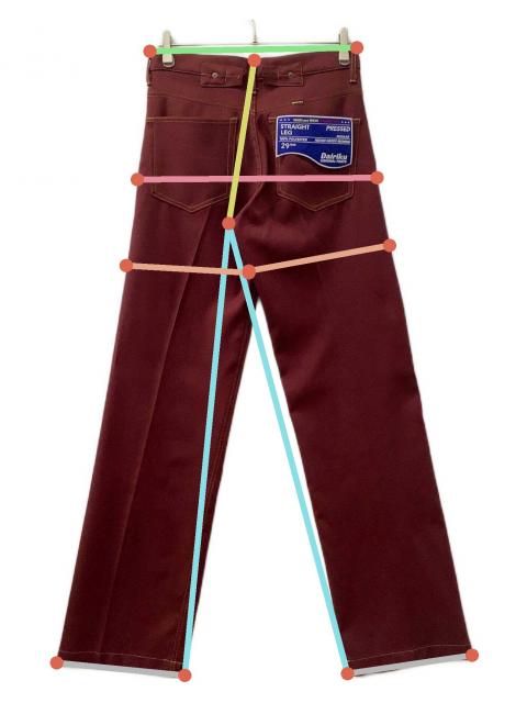 中古・古着通販】DAIRIKU (ダイリク) Straight Flasher Pressed Pants