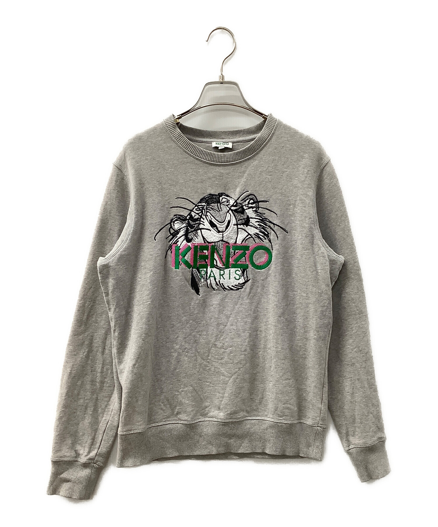 KENZO グレー スウェット Sサイズ KENZO トラプリント グレー 