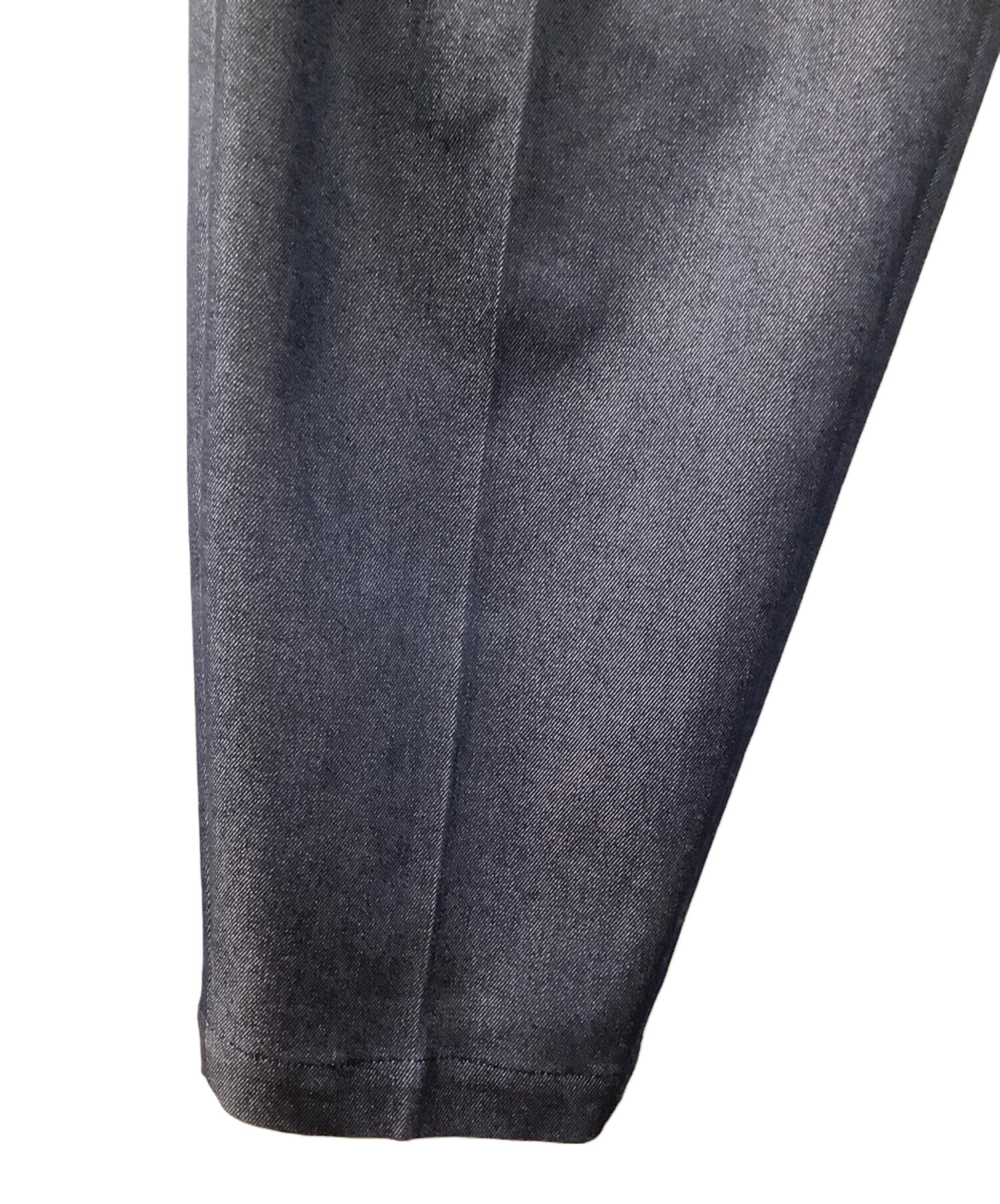 中古・古着通販】KOLOR (カラー) テーパードタックパンツ ネイビー