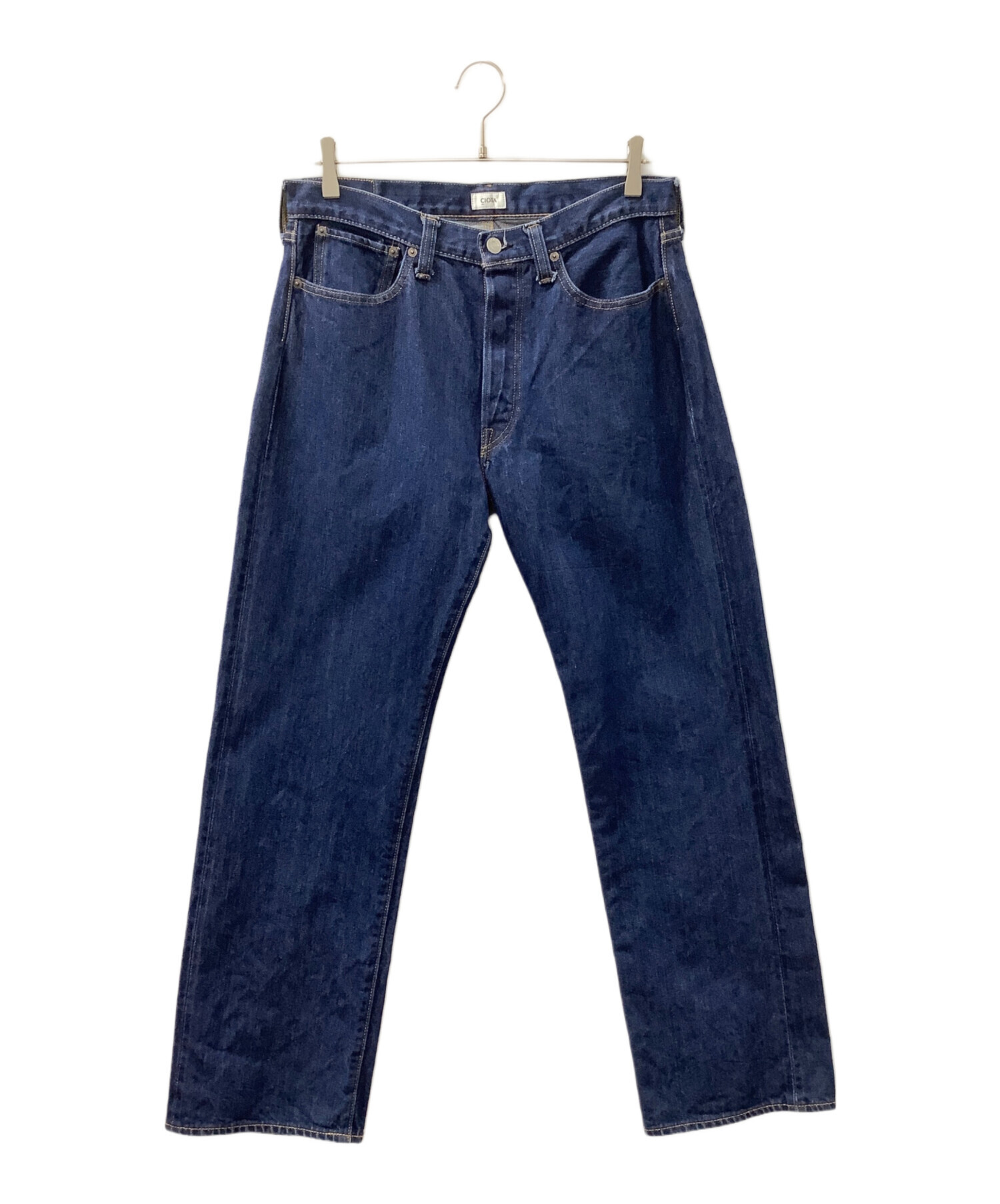 中古・古着通販】CIOTA (シオタ) デニムパンツ インディゴ サイズ:83.5