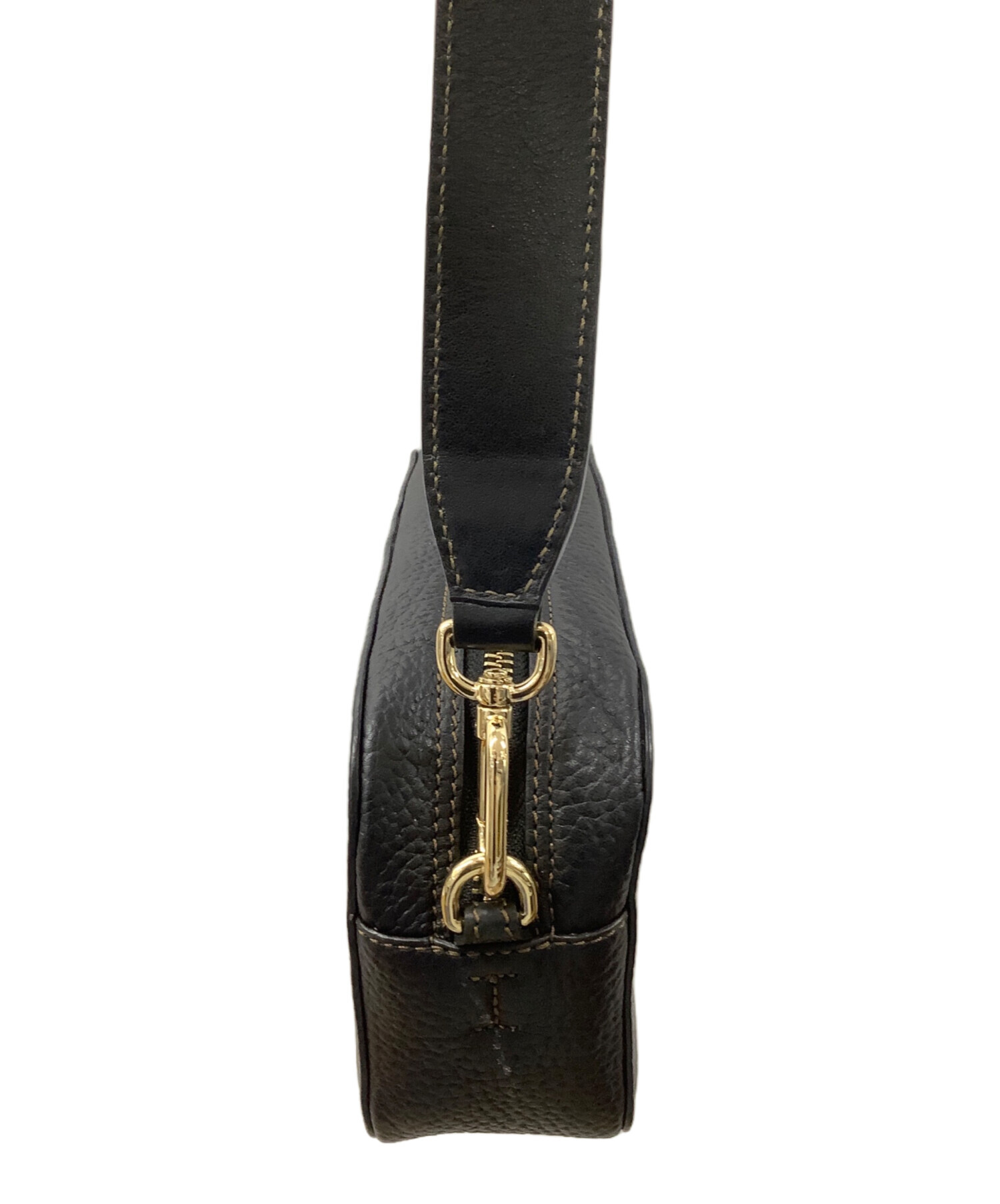 中古・古着通販】FURLA (フルラ) スクエア―ショルダーバッグ ブラック