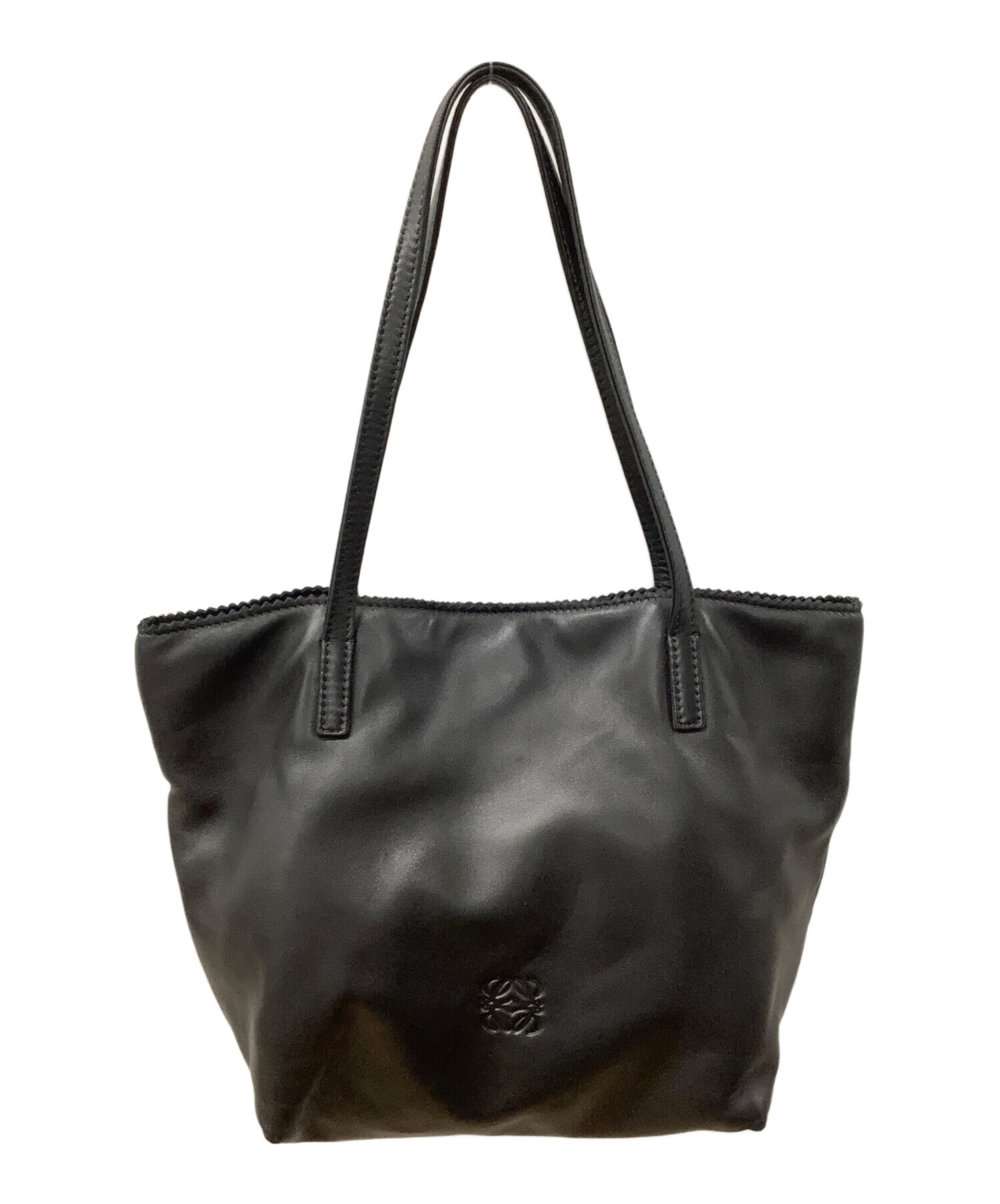 中古・古着通販】LOEWE (ロエベ) トートバッグ ブラック｜ブランド 
