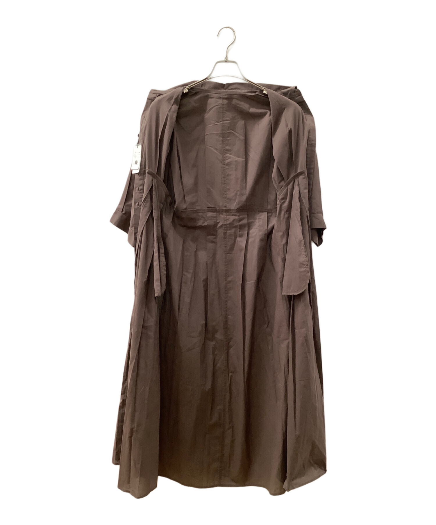 中古・古着通販】DOUX archives (ドゥアルシーヴ) ワンピース ブラウン 
