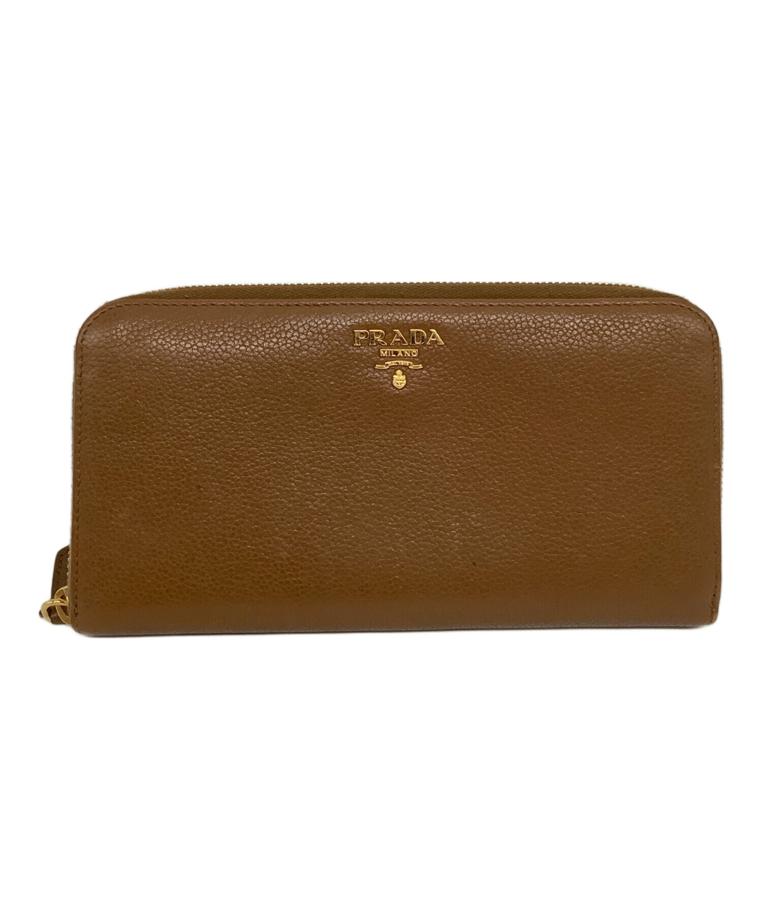 中古・古着通販】PRADA (プラダ) 長財布 ブラウン｜ブランド・古着通販 