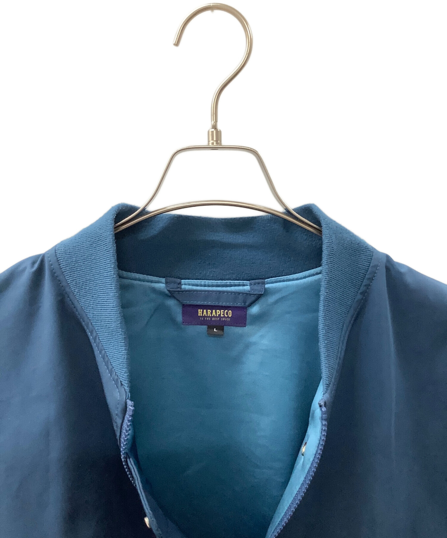 harapeco Color Suede はらぺこ商店 blouson-Blue Green Blouson 公式 