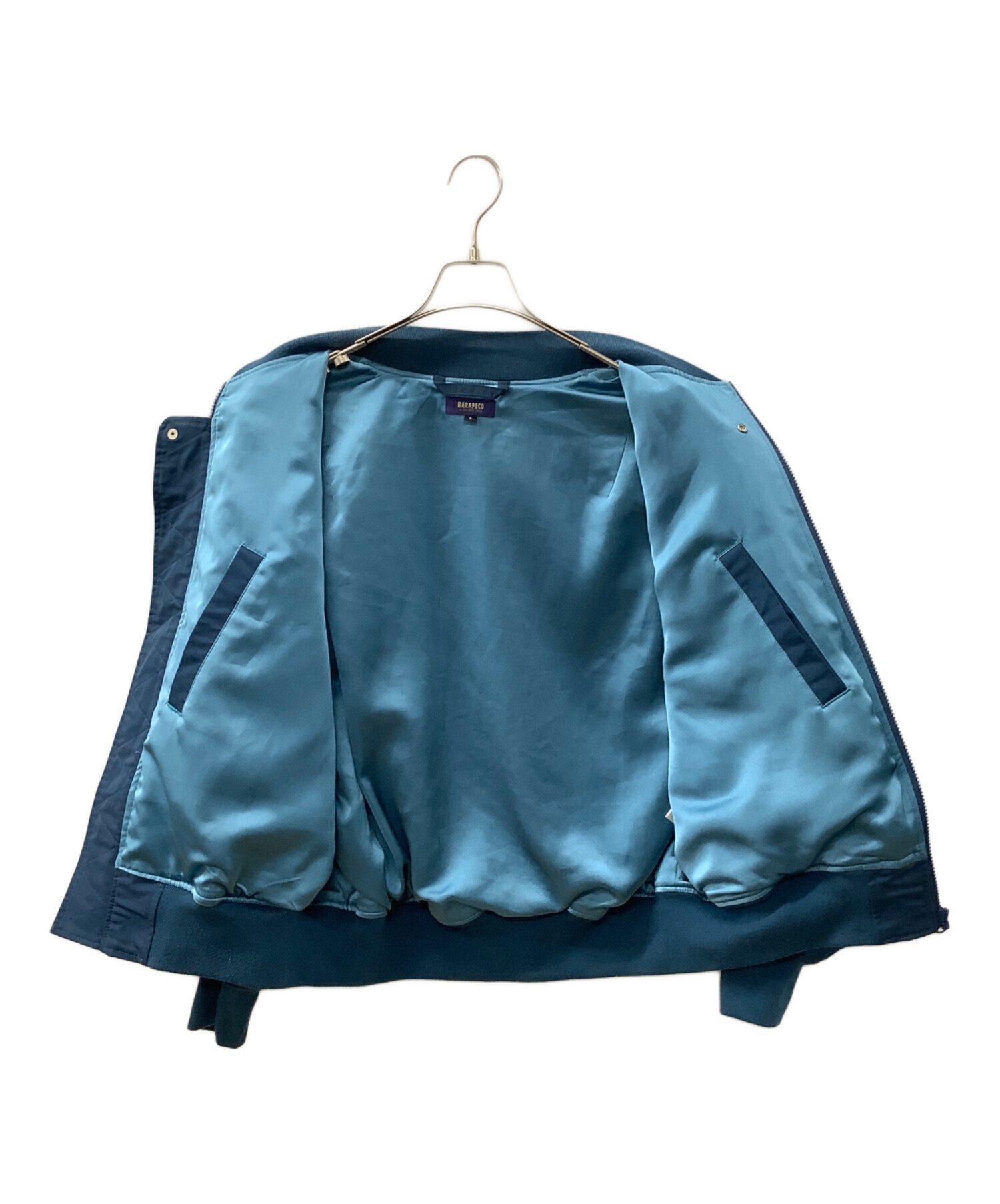 中古・古着通販】harapeco (ハラペコ) MA-1ジャケット ブルー サイズ:L
