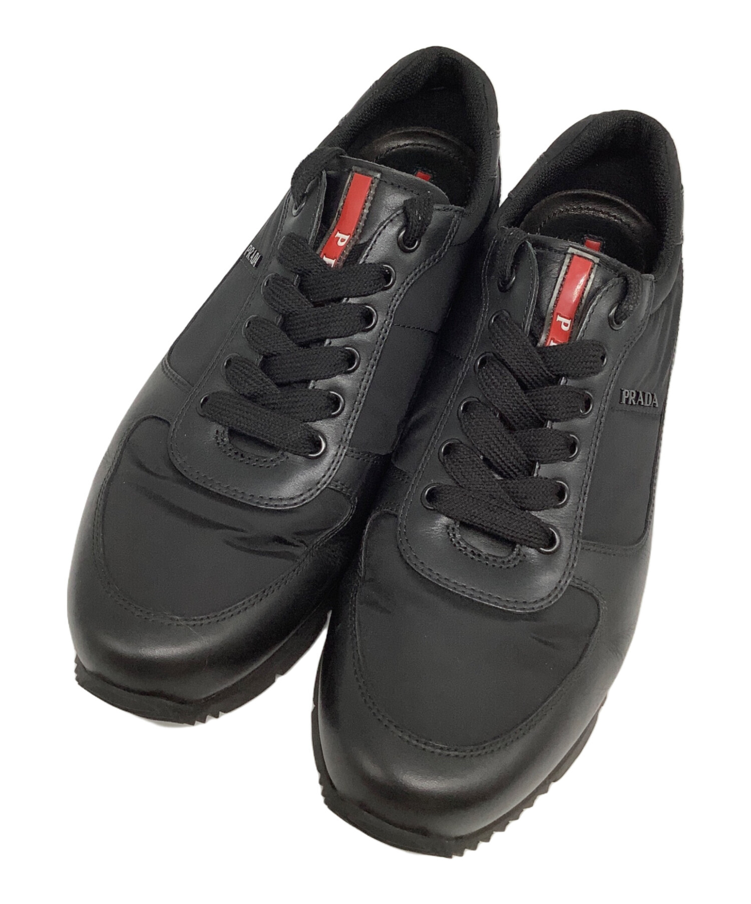 中古・古着通販】PRADA (プラダ) ローカットスニーカー ブラック 