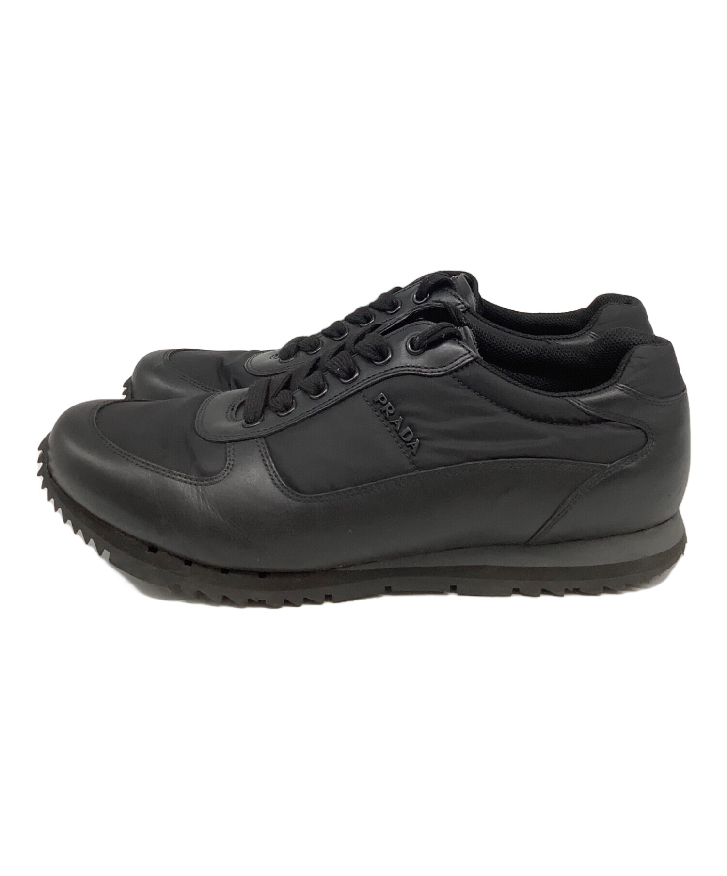 中古・古着通販】PRADA (プラダ) ローカットスニーカー ブラック 